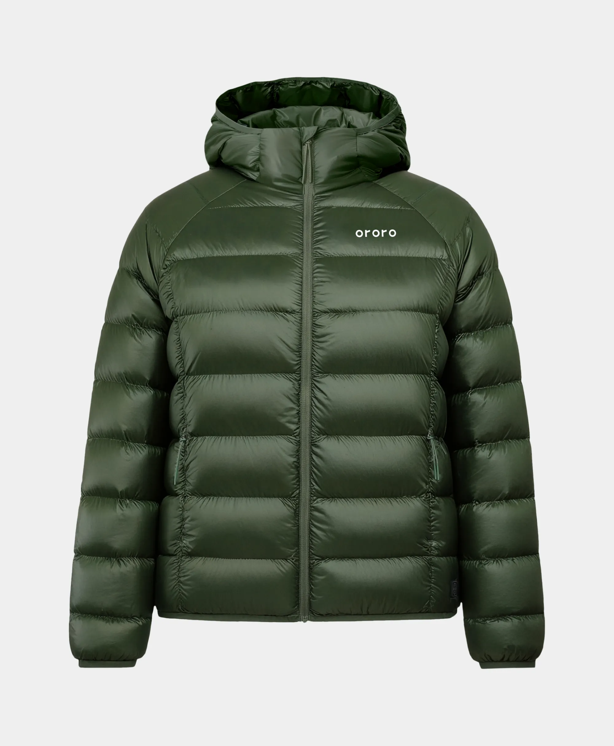 (Open-box) Aero Women's 4-Zone Packable Heated Down Jacket (Battery Set Not Included) - Image 18