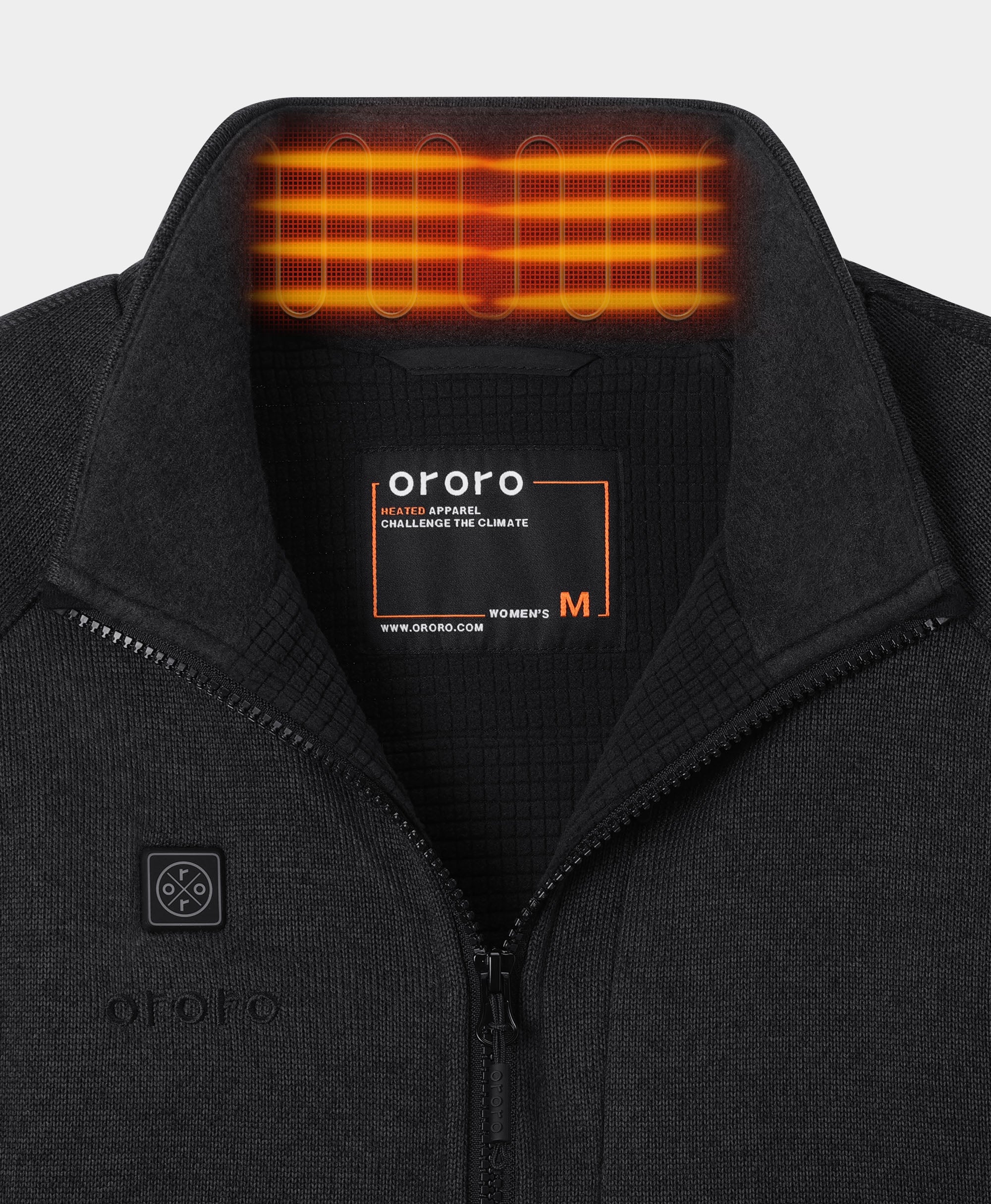 Augusta Tournament Women's 4-Zone Heated Sweater Fleece Jacket (Apparel Only) - Image 18