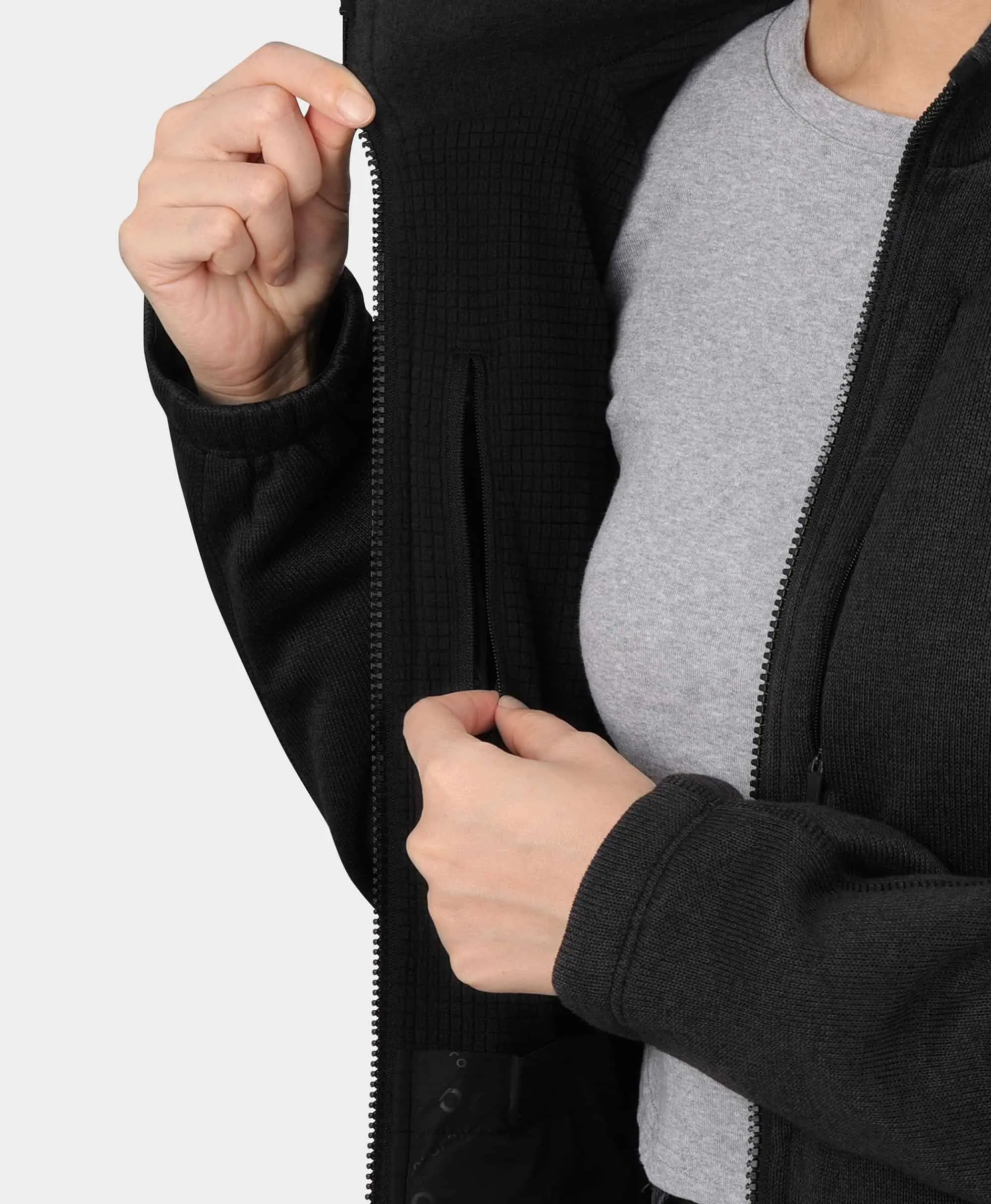 Augusta Tournament Women's 4-Zone Heated Sweater Fleece Jacket (Apparel Only) - Image 19