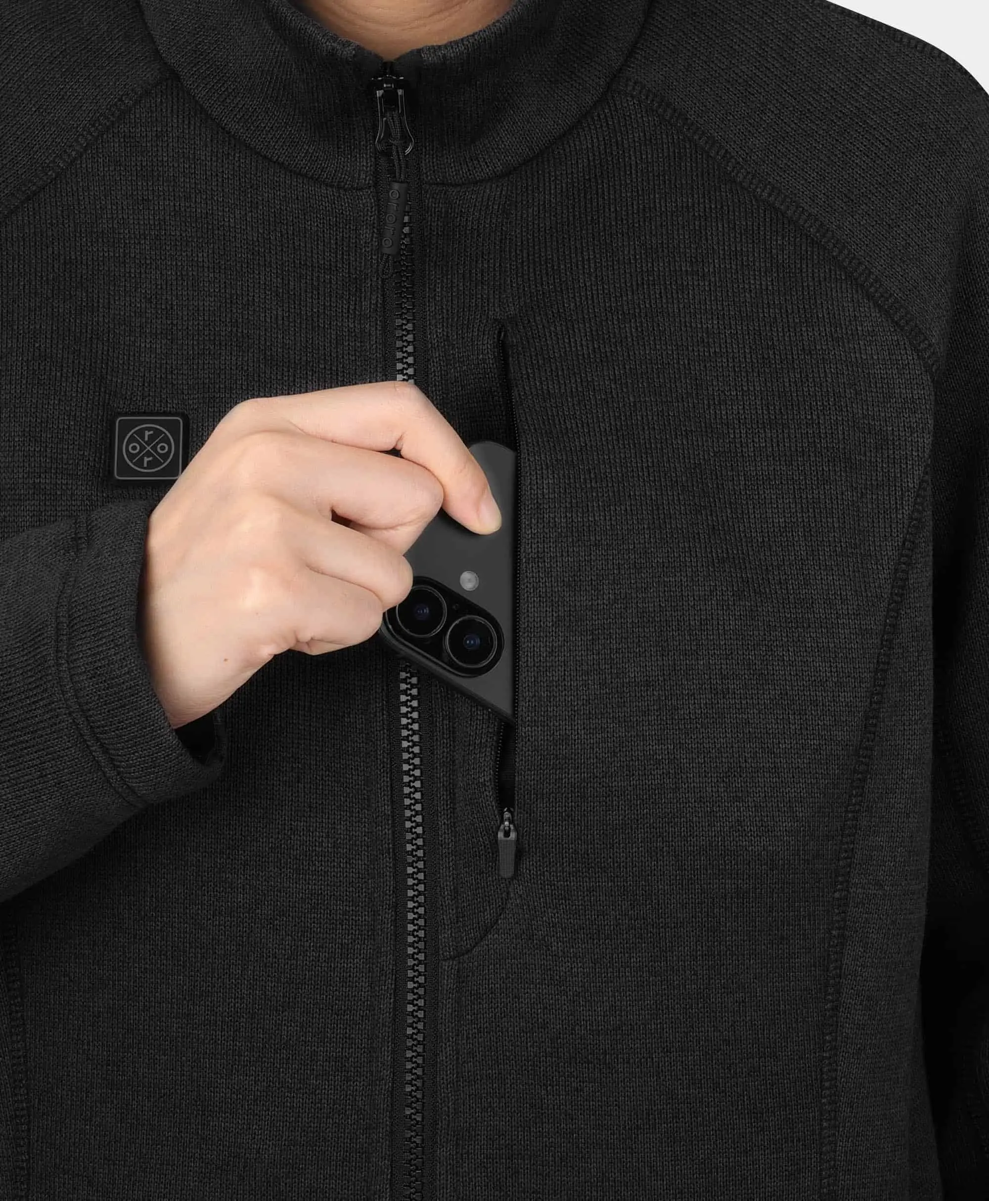 Augusta Tournament Women's 4-Zone Heated Sweater Fleece Jacket (Apparel Only) - Image 21