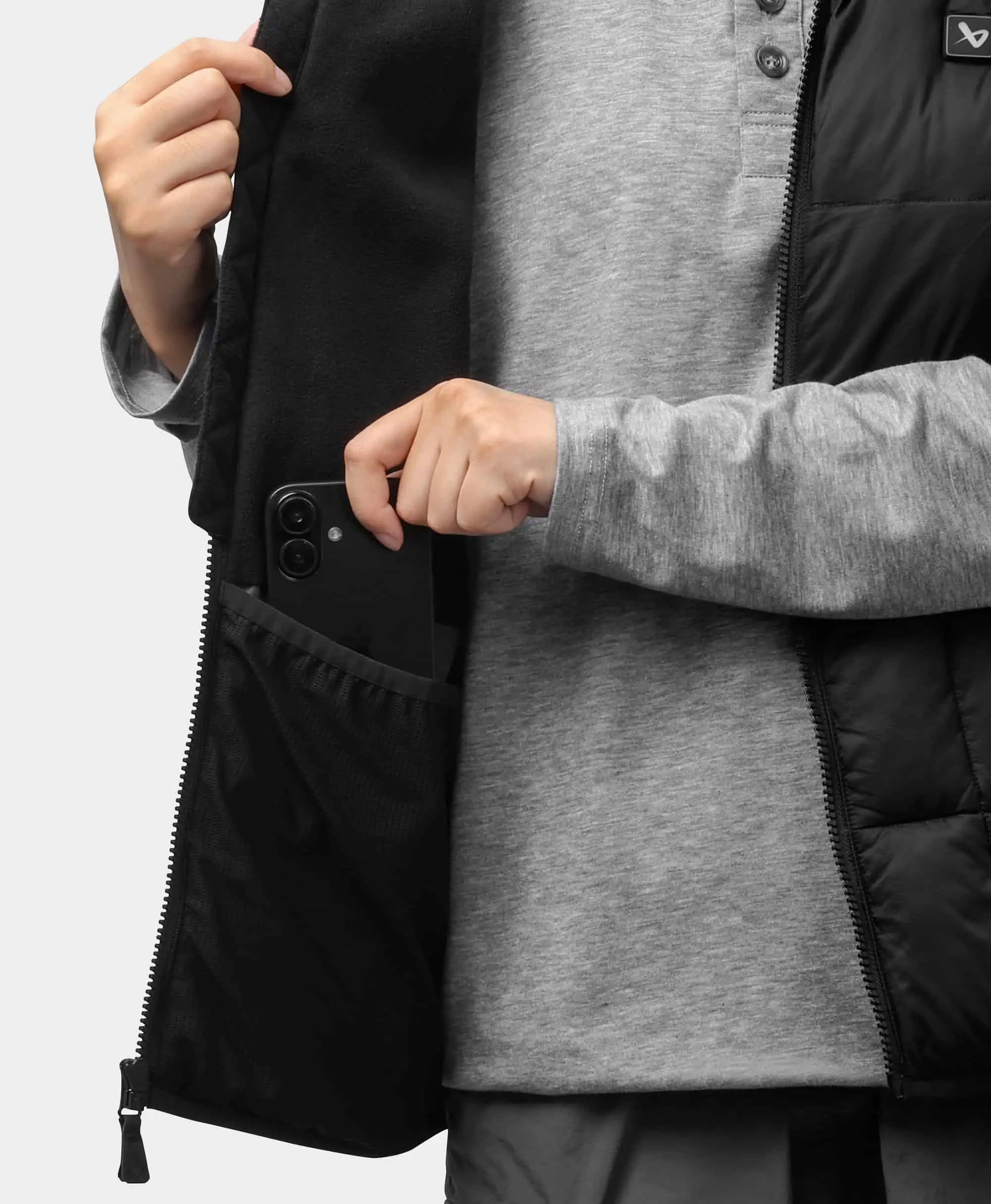 ororo x BAUER REDLINE Men's 4-Zone Heated Puffer Vest - Image 11