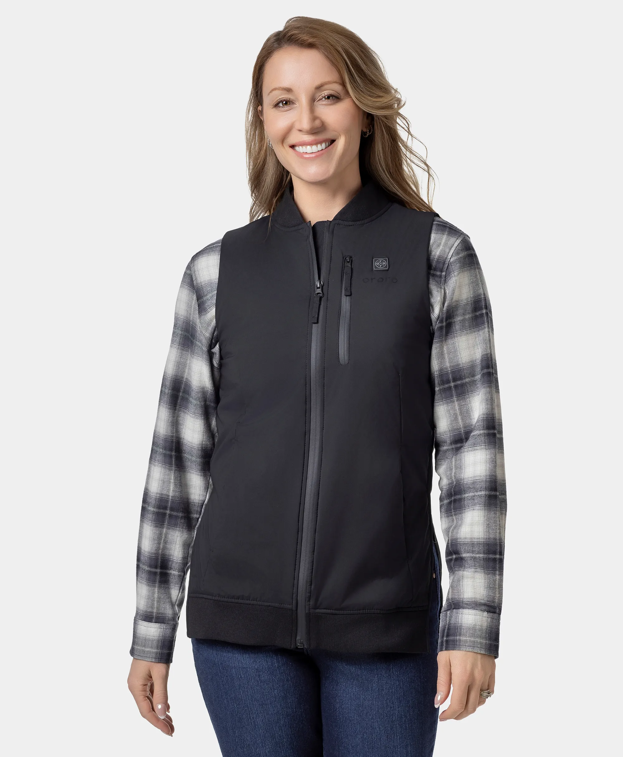 Blair Women's Heated Long Bomber Vest (Final Sale)
