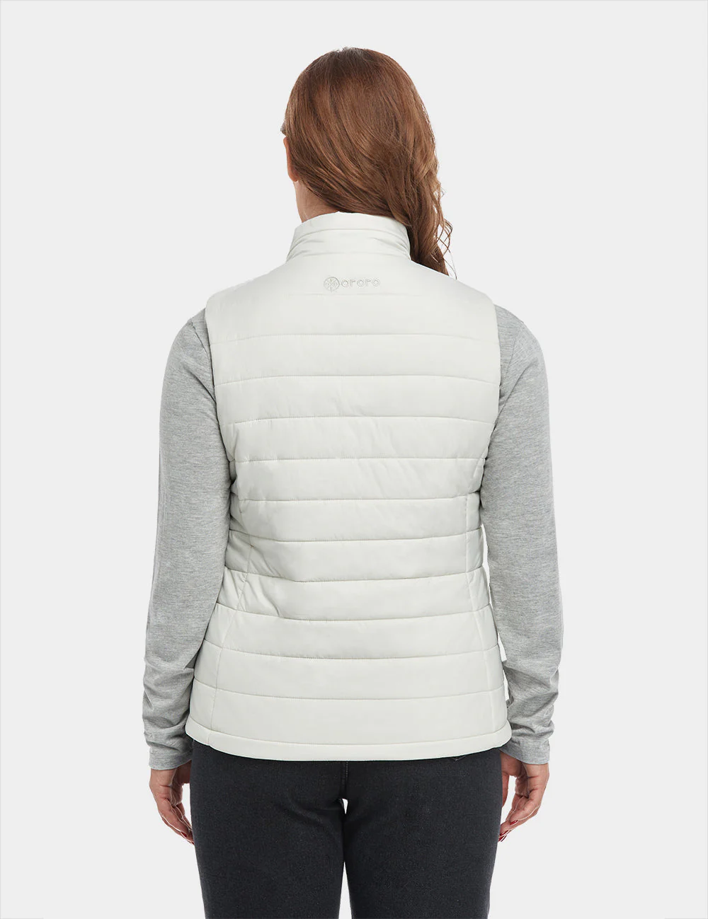 Bundle Deal - Women's Classic Heated Vest (Off-White) & Extra Mini 5K Battery - Image 8