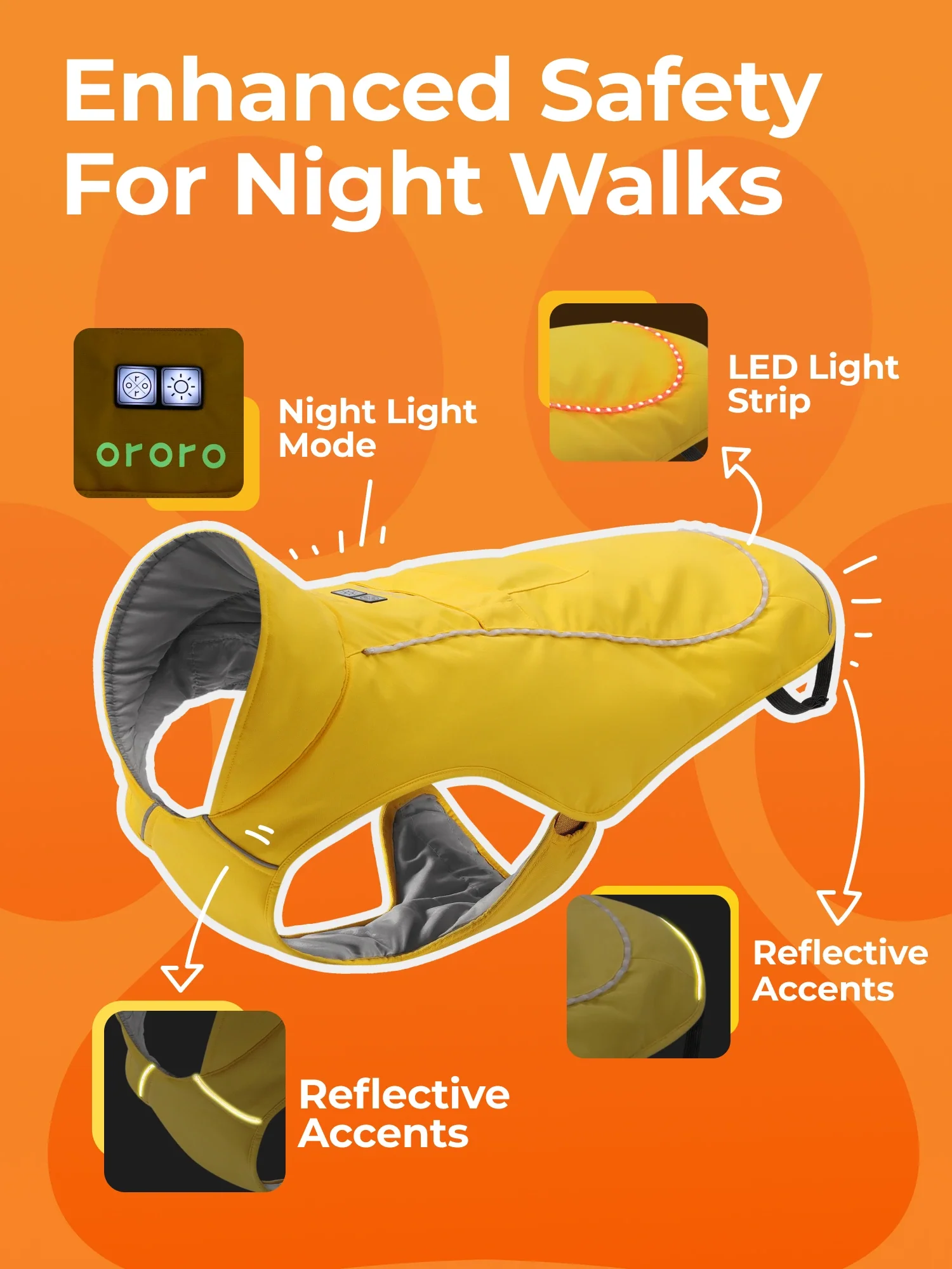 Koldpwoof 4-Zone Heated Dog Vest w/ LED Lights - Image 19