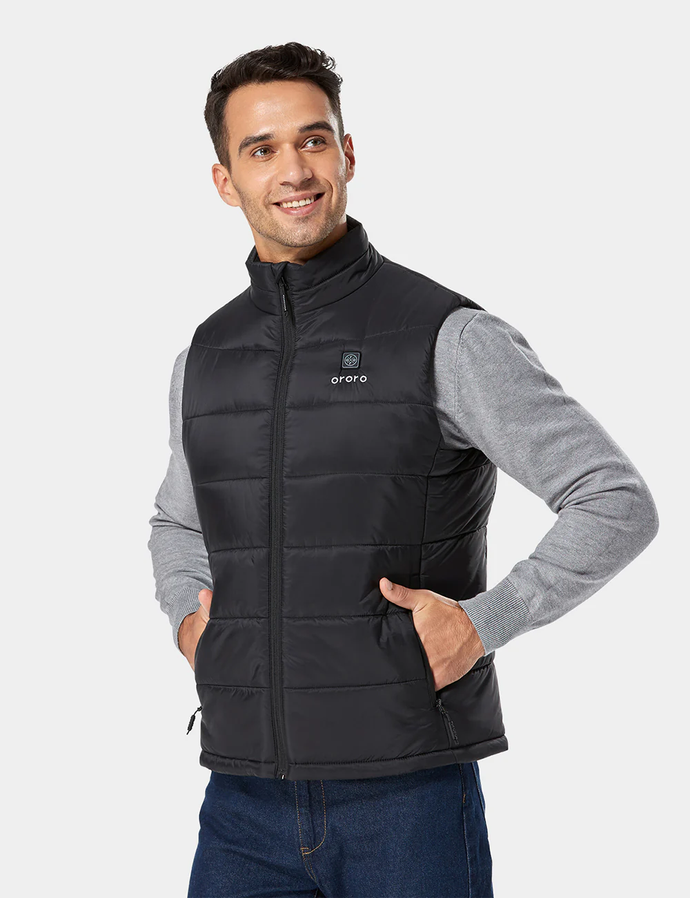 Men's Classic Heated Vest - Black - Image 3