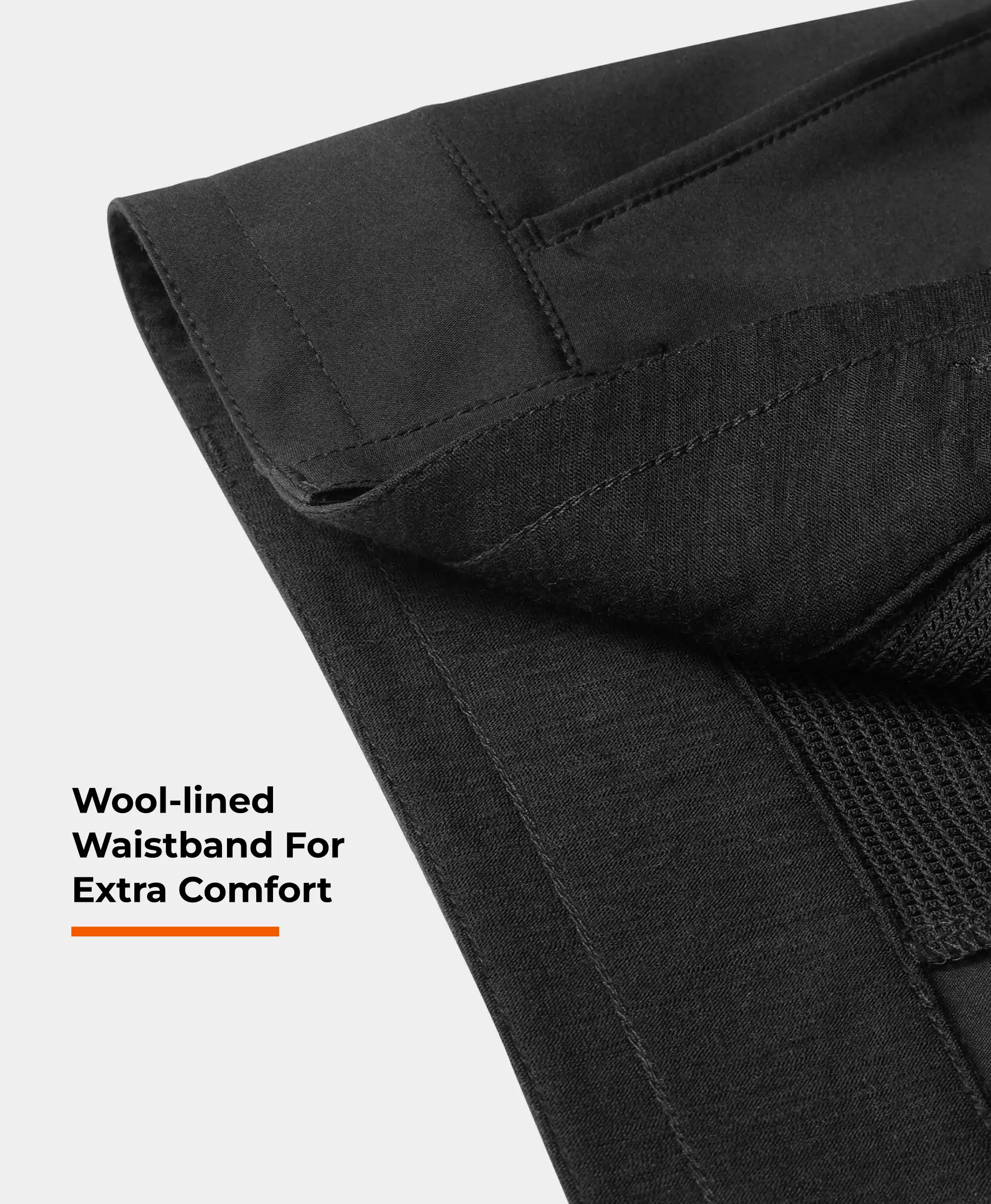 Men's 8" Quick Dry Shorts w/ Wool-lined Waistband (Final Sale) - Image 3