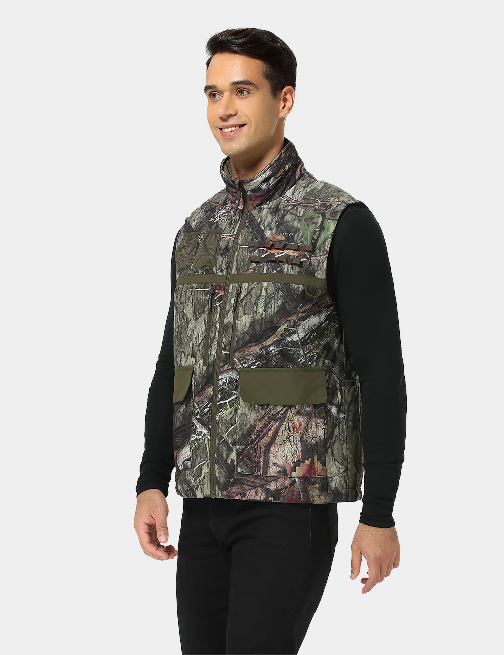 Men's Heated Hunting Vest - Camouflage, Mossy OakĀ® Country DNA (Apparel Only) (Final Sale) - Image 3
