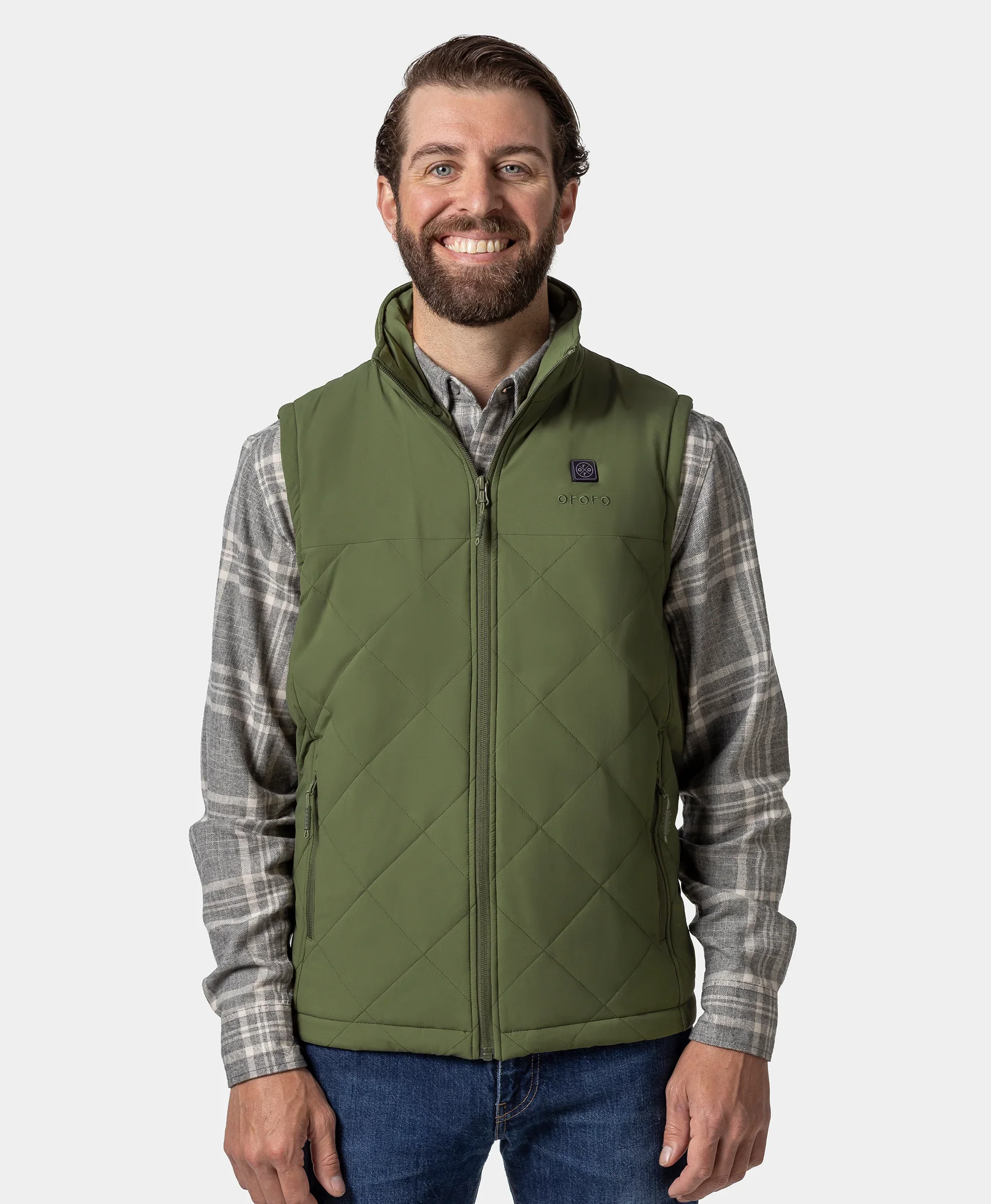 Men's Heated Quilted Vest - New Colors
