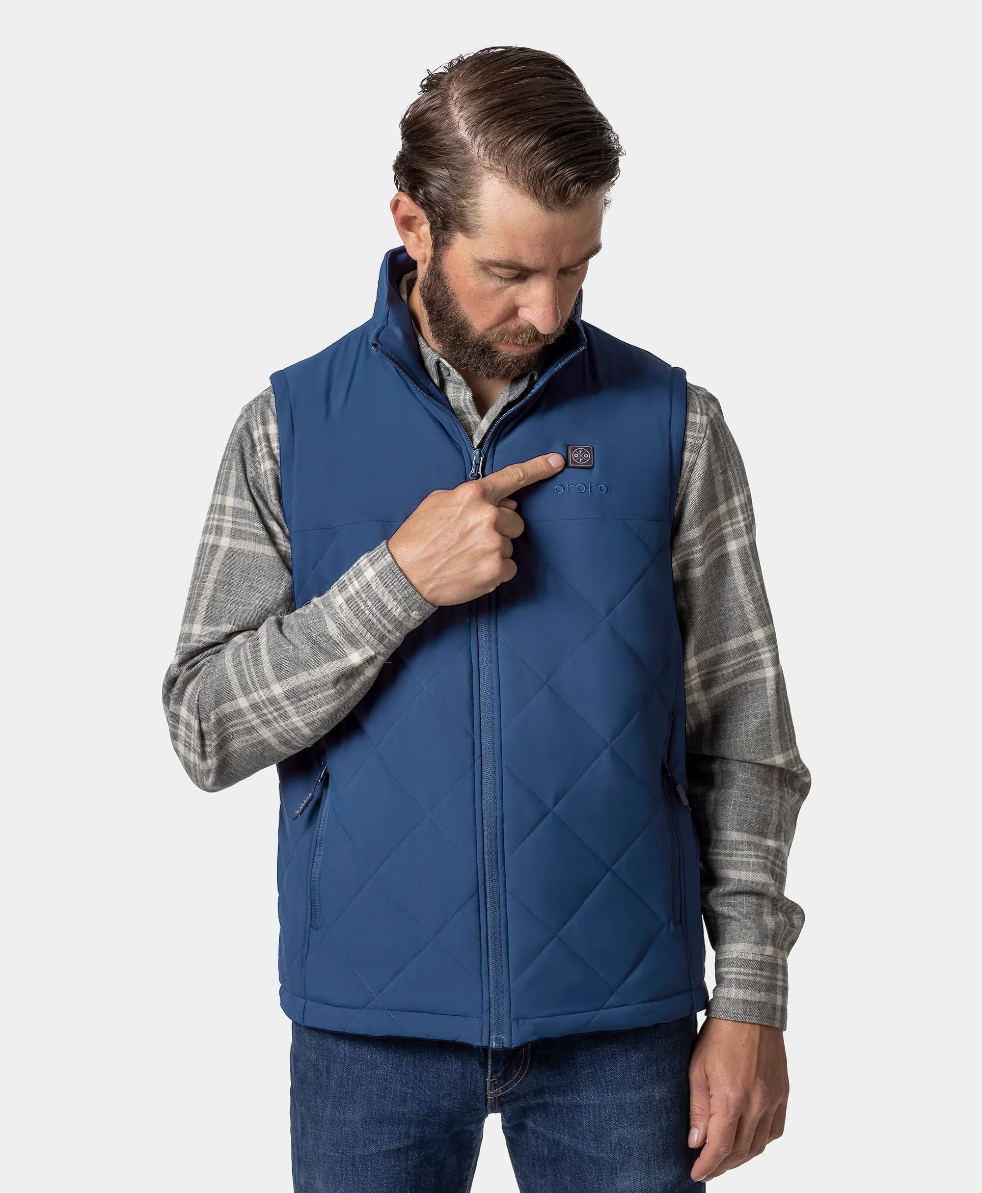 Men's Heated Quilted Vest - New Colors - Image 16