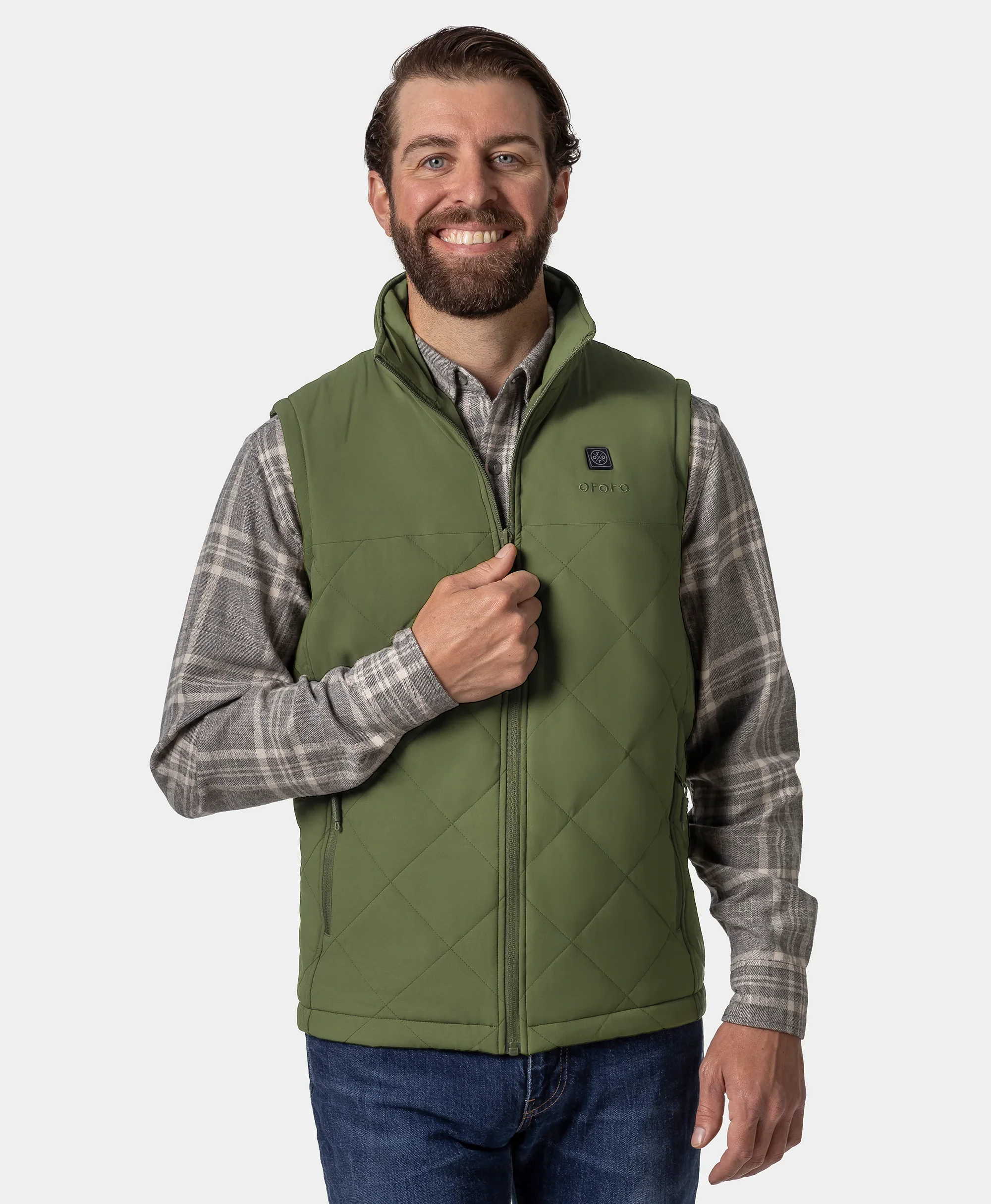 Men's Heated Quilted Vest - New Colors - Image 5