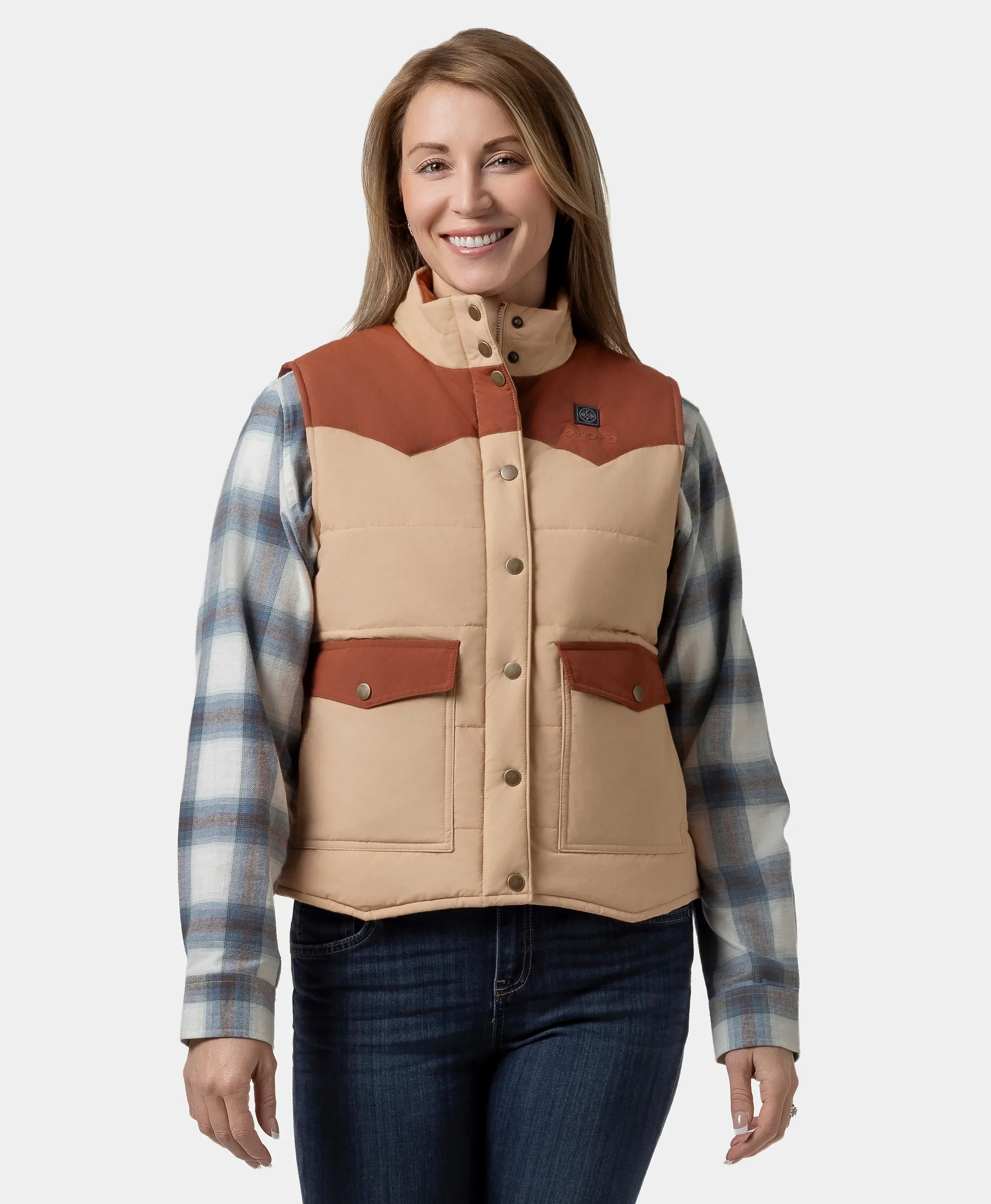 (Open-box) Amelia Women's Western Heated Vest(Battery Set Not Included) - Image 15