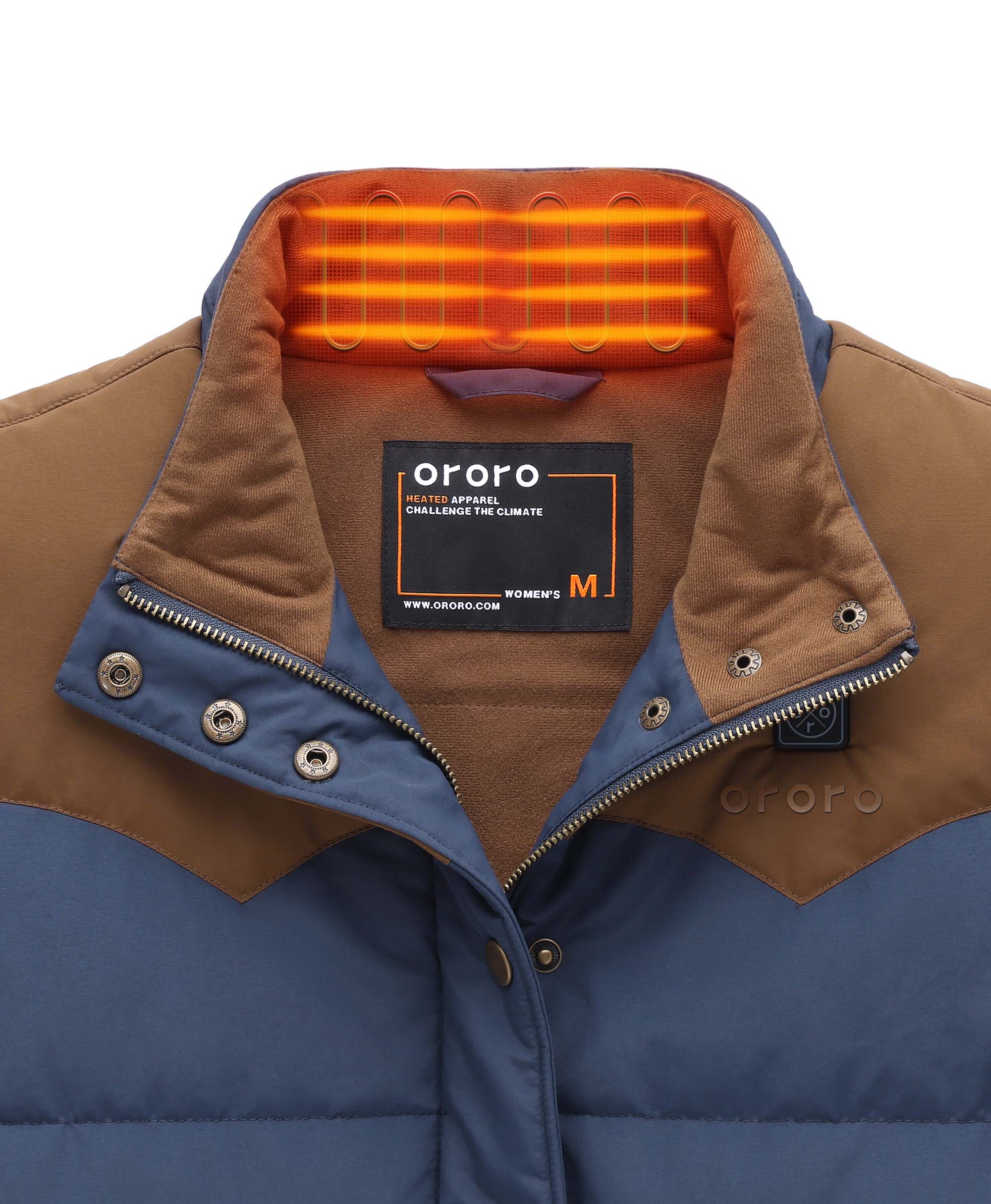 (Open-box) Amelia Women's Western Heated Vest(Battery Set Not Included) - Image 4