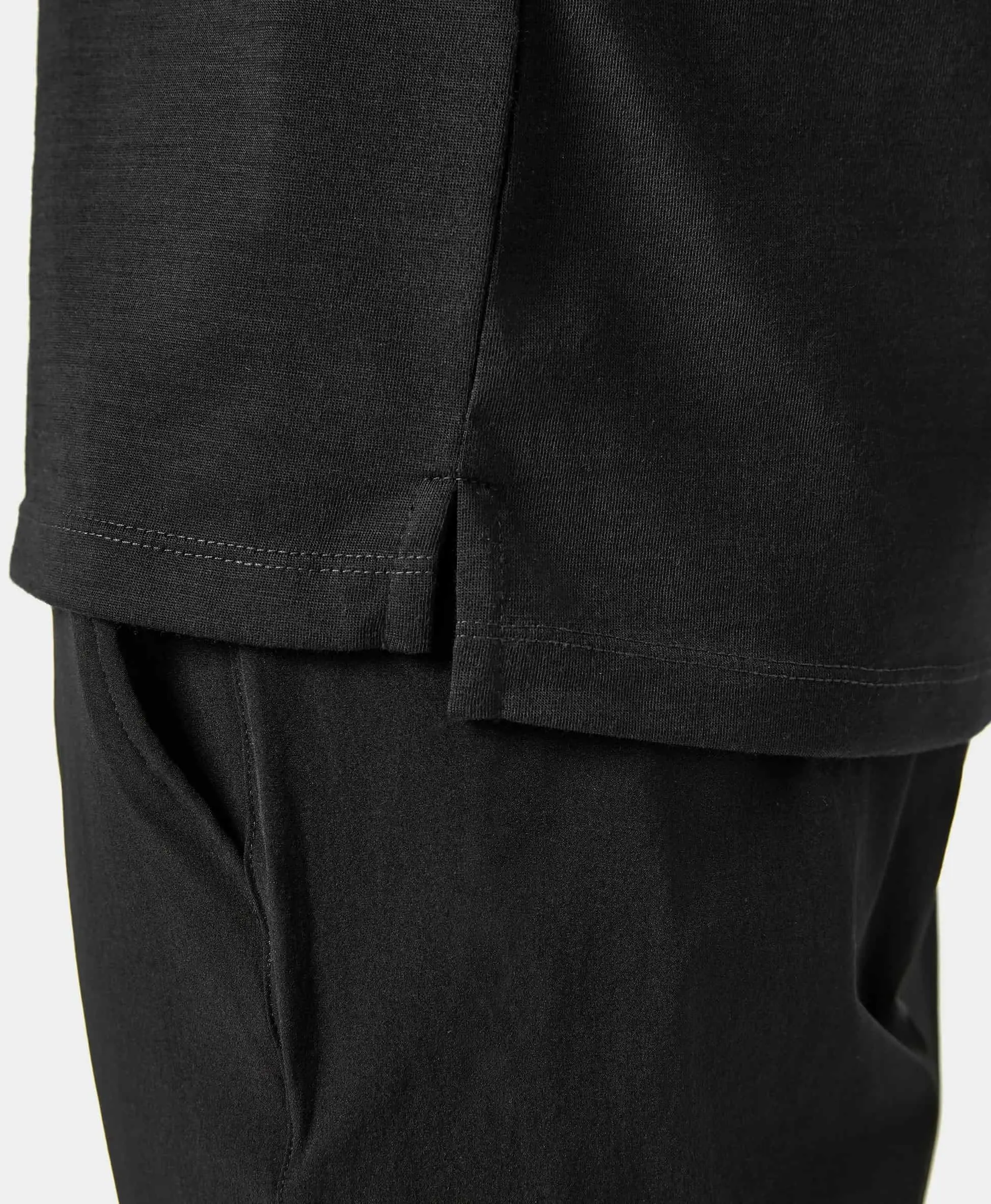 Aoraki Unisex Merino Wool Blend Baselayer - Black - Image 13