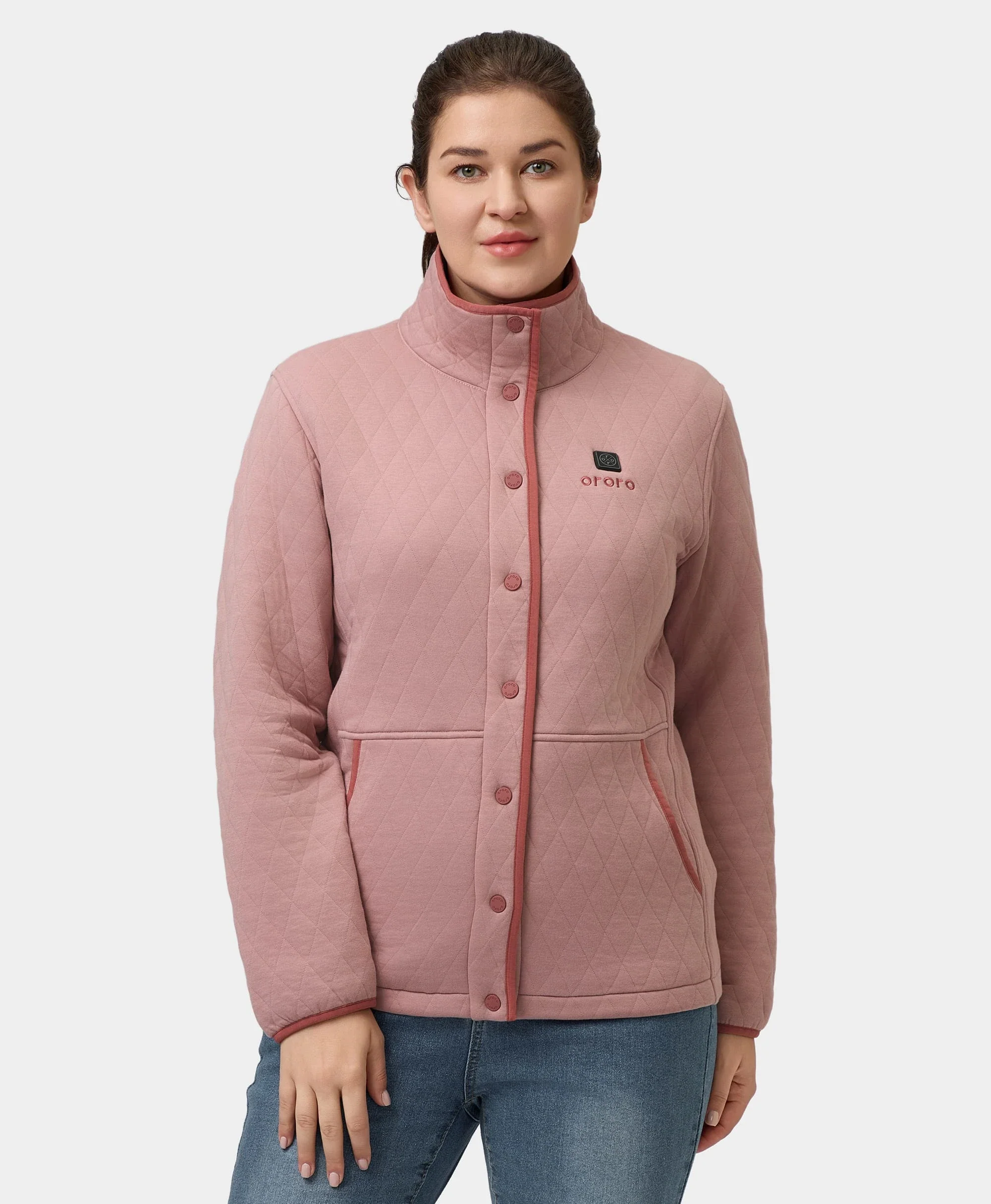 (Open-box) Chalet Women's Heated Quilted Jacket(Battery Set Not Included) - Image 14
