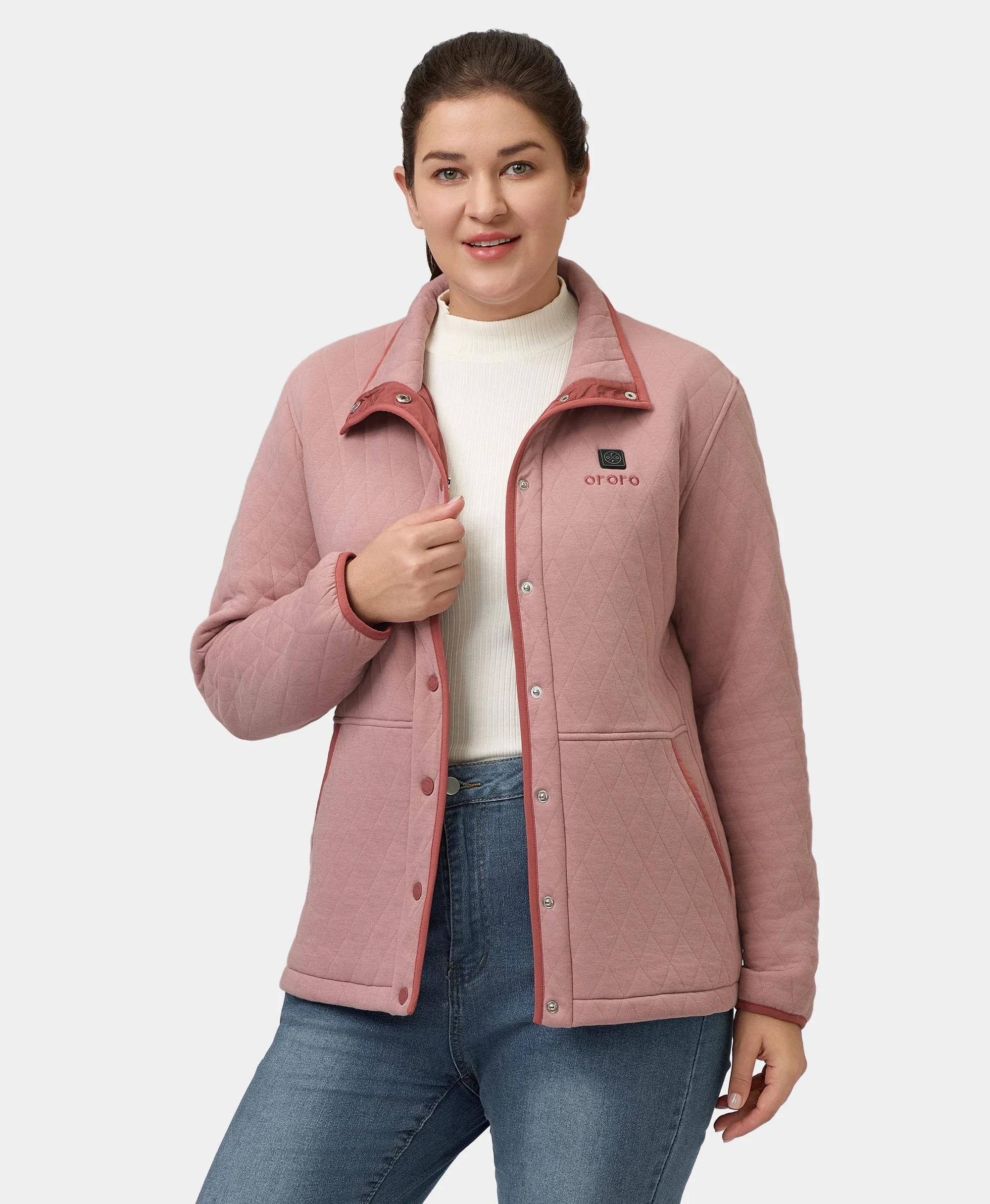 (Open-box) Chalet Women's Heated Quilted Jacket(Battery Set Not Included) - Image 15
