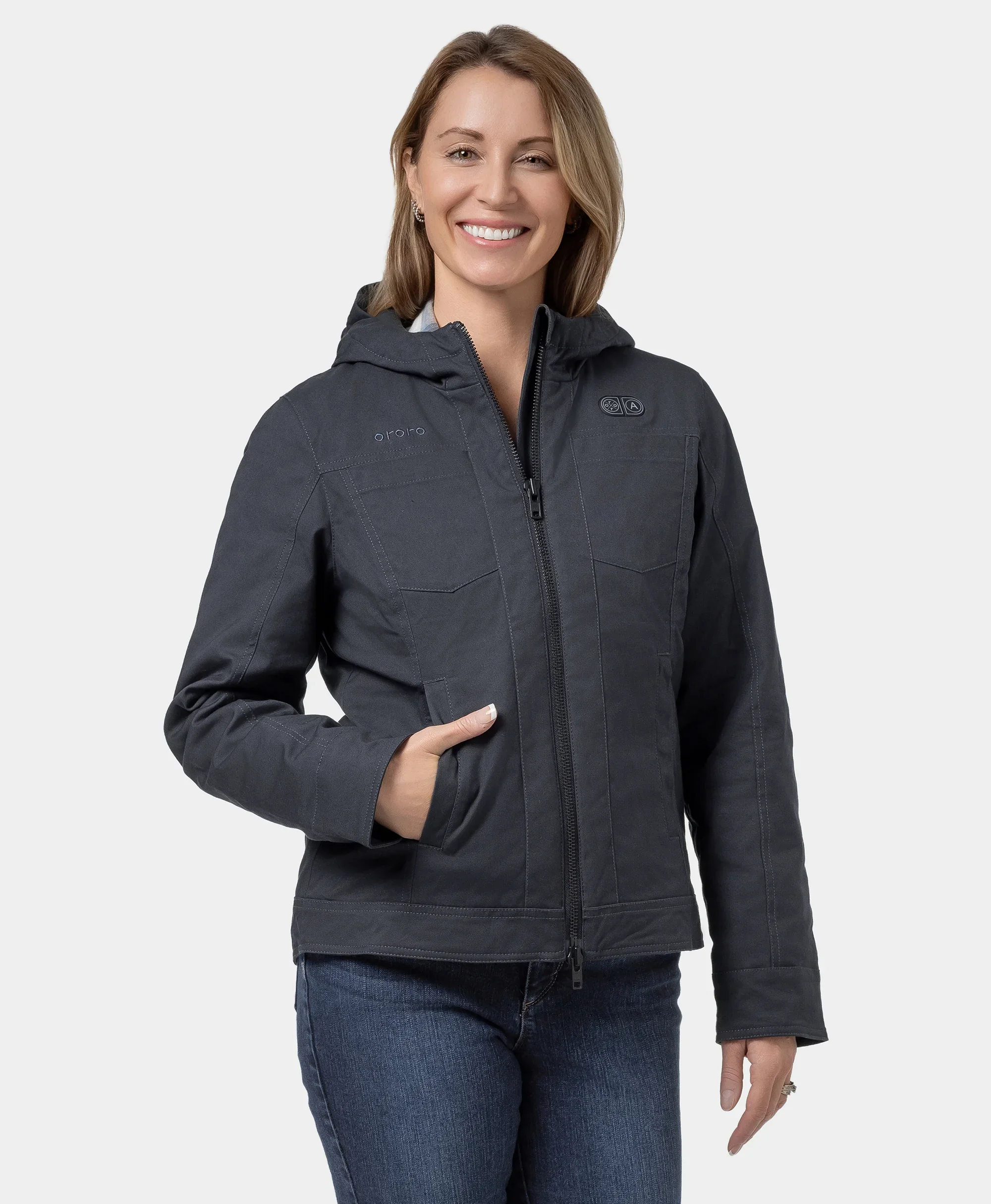 (Open-box) Cheyenne Women's 5-Zone Dual-Control Heated Canvas Jacket(Battery Set Not Included) - Image 5