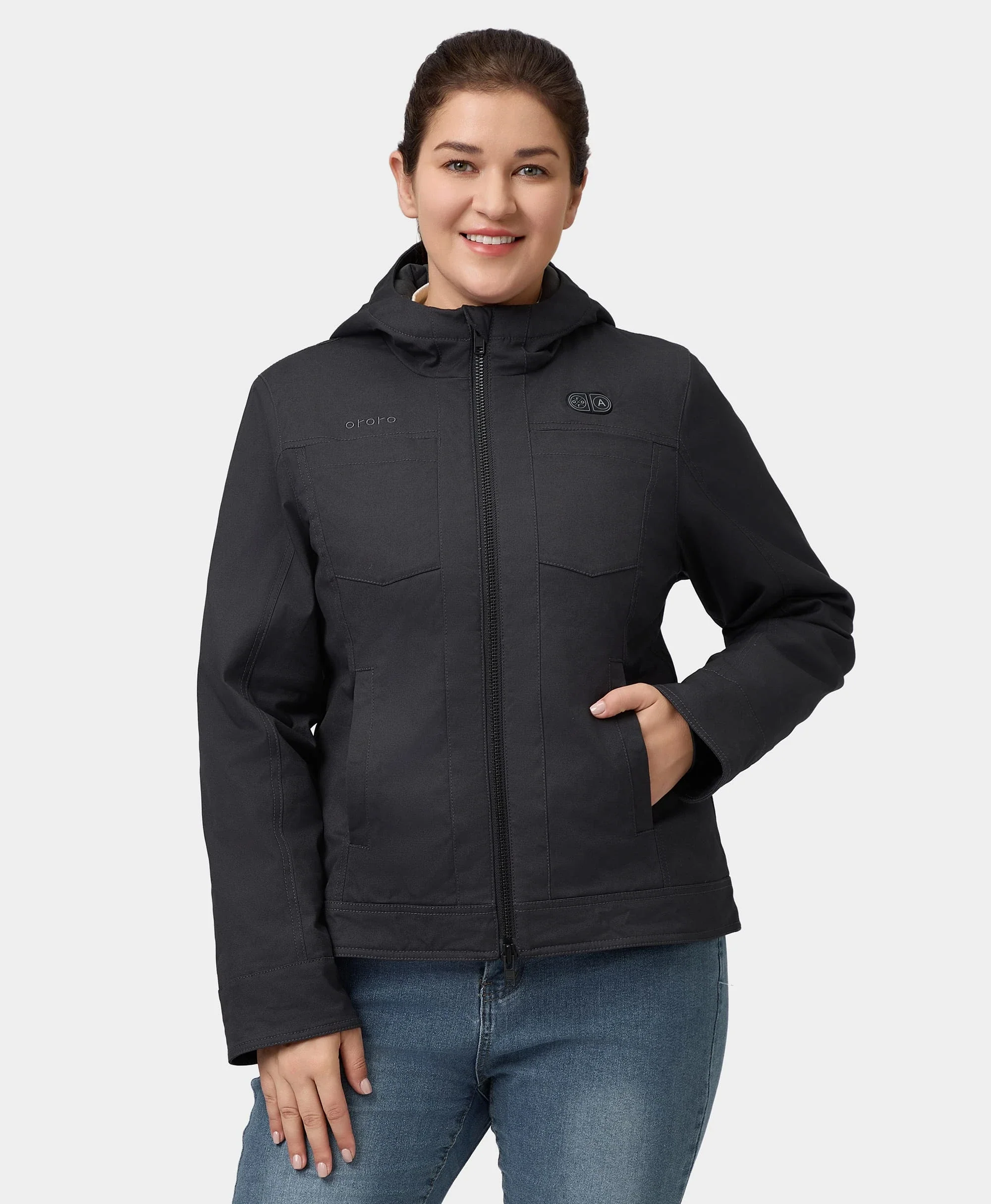 (Open-box) Cheyenne Women's 5-Zone Dual-Control Heated Canvas Jacket(Battery Set Not Included) - Image 7