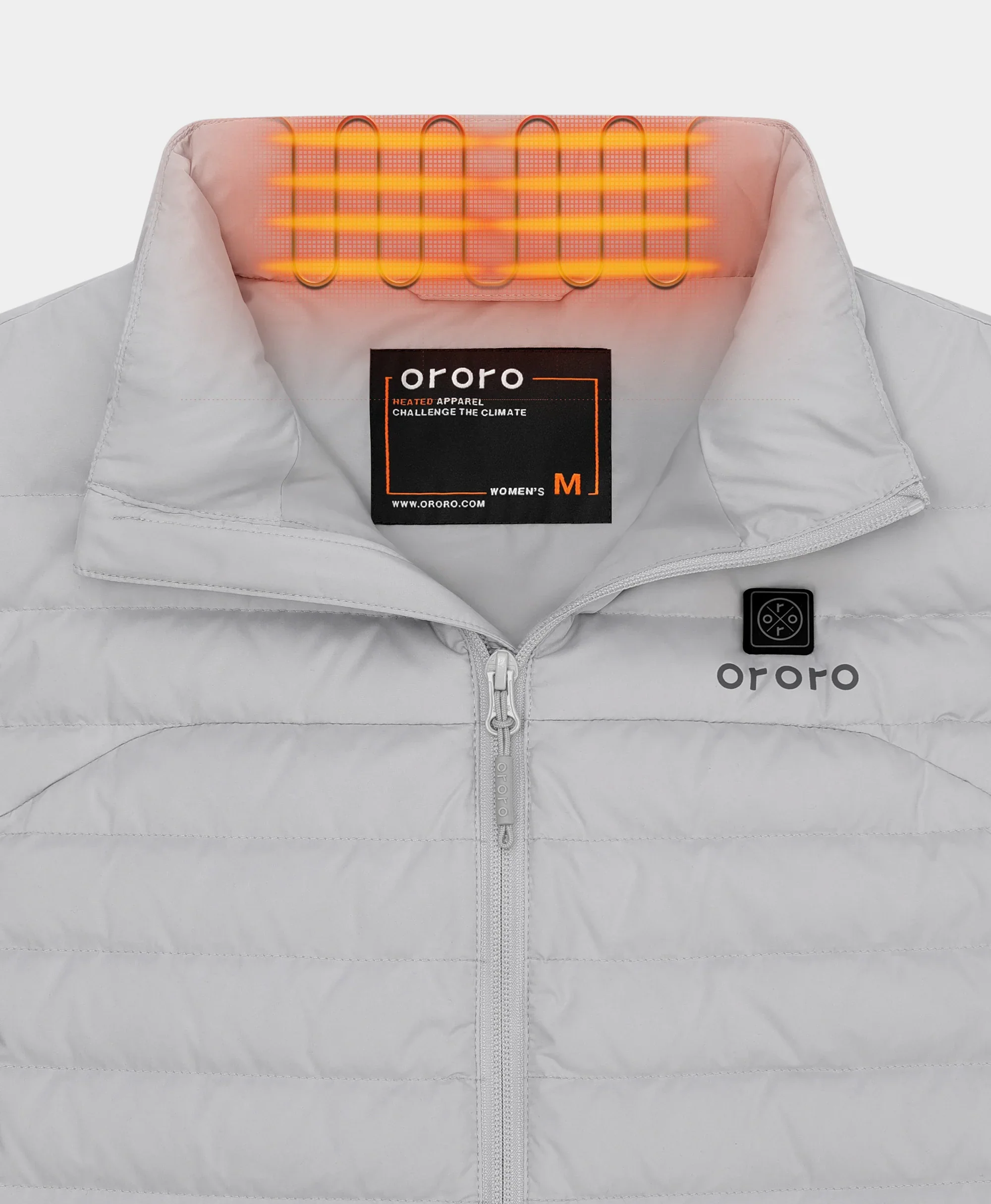 Cloudmere Women's 5-Zone Heated Long Down Vest - Image 11