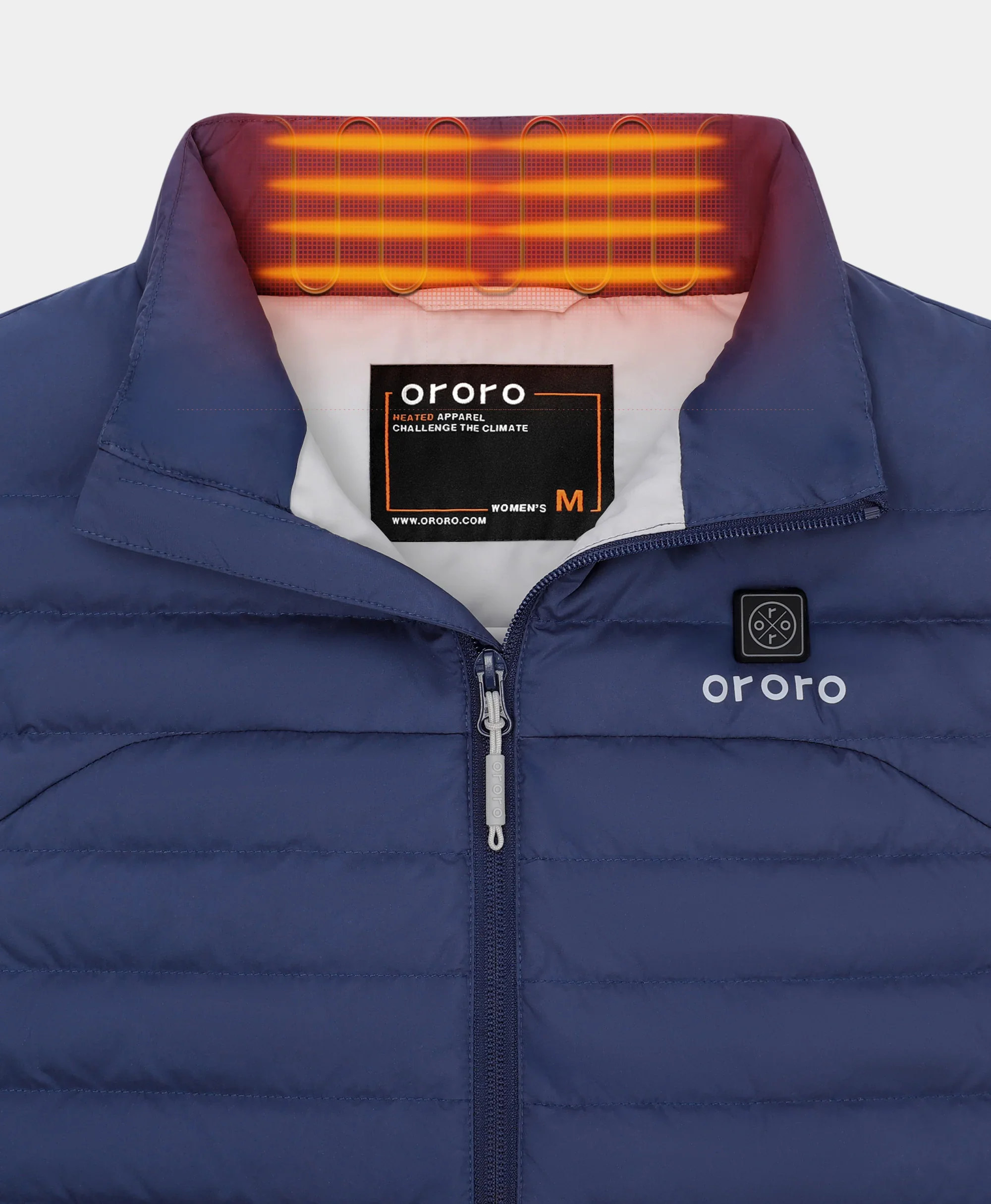 Cloudmere Women's 5-Zone Heated Long Down Vest - Image 19