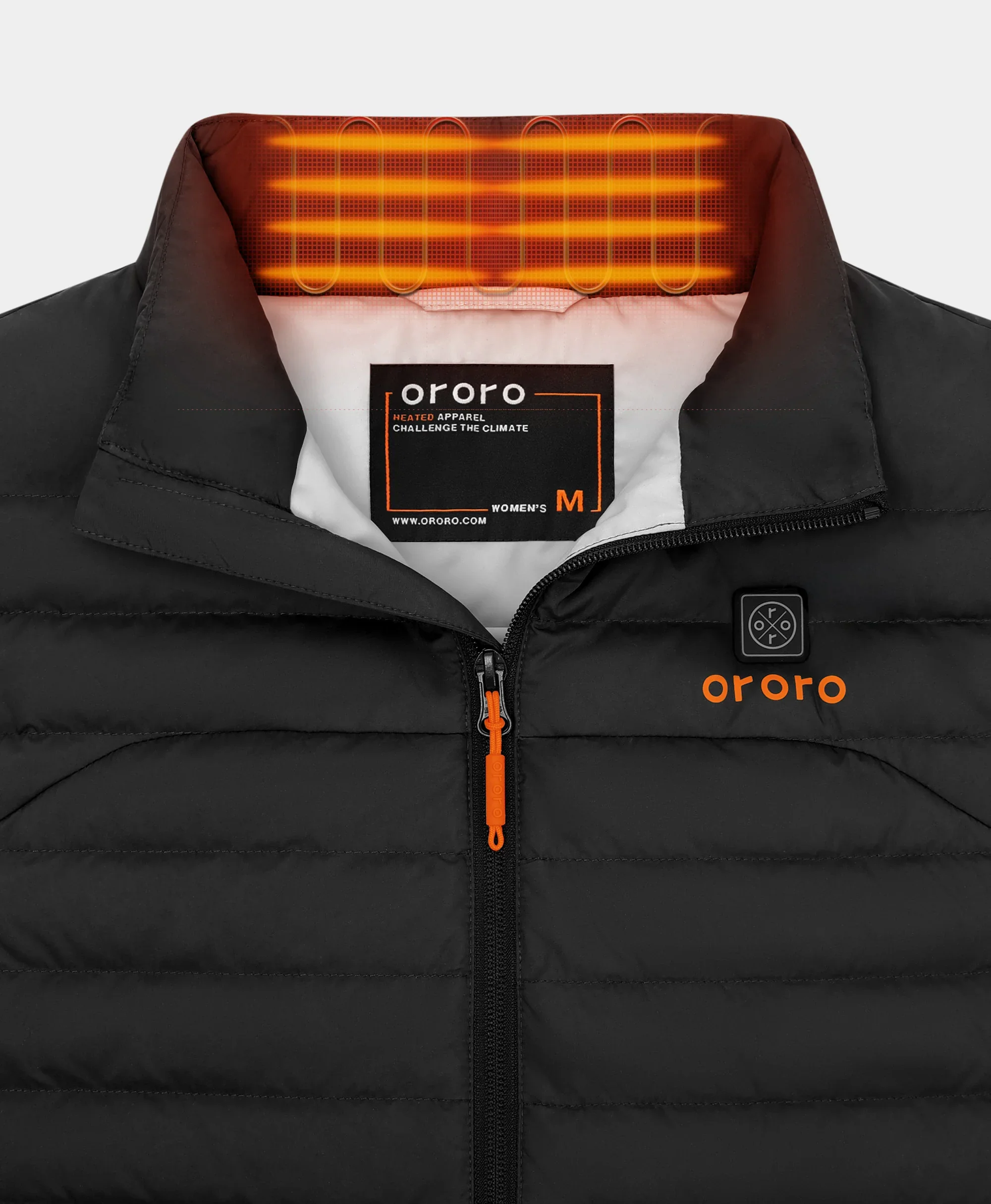 Cloudmere Women's 5-Zone Heated Long Down Vest - Image 3