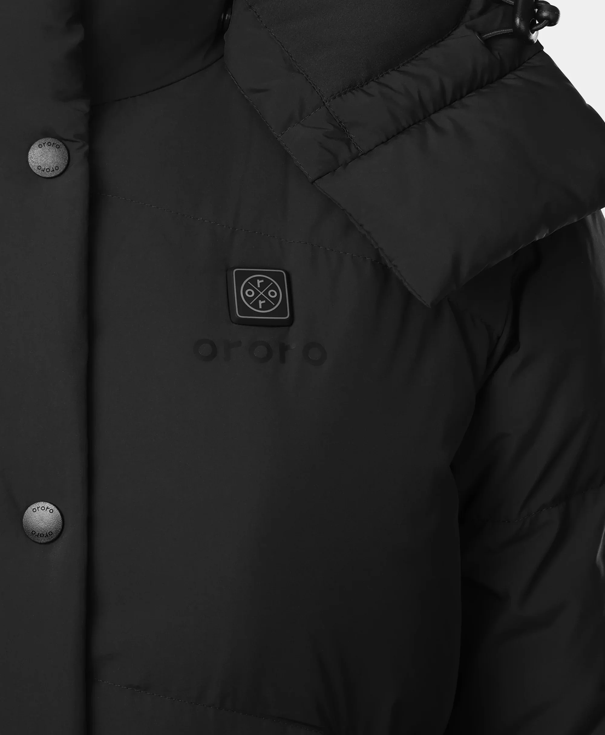Cloudpop Women's 4-Zone Heated Puffer Down Hooded Jacket - Image 8