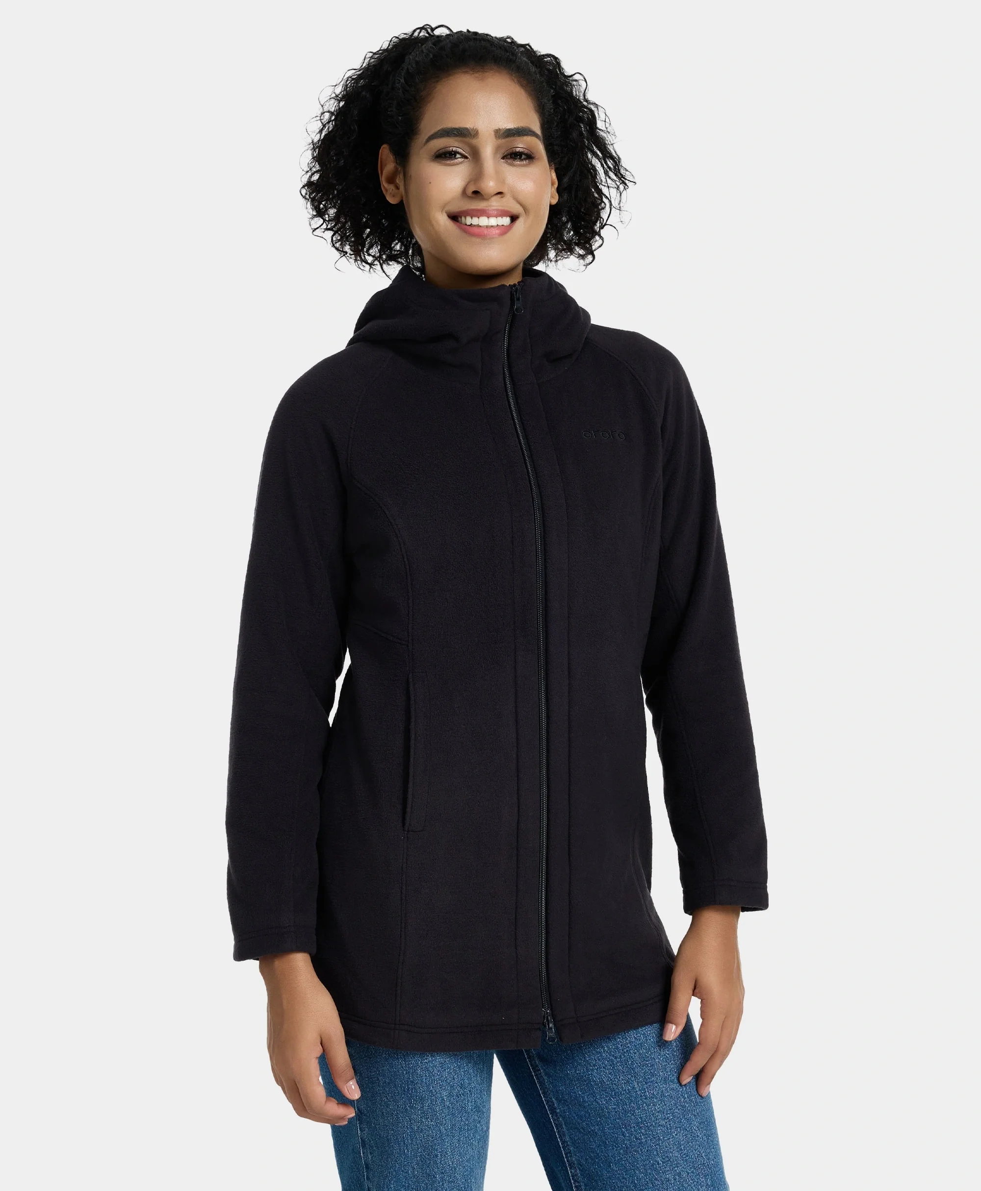 Felicity Women's Heated Fleece Hoodie Jacket - Image 19