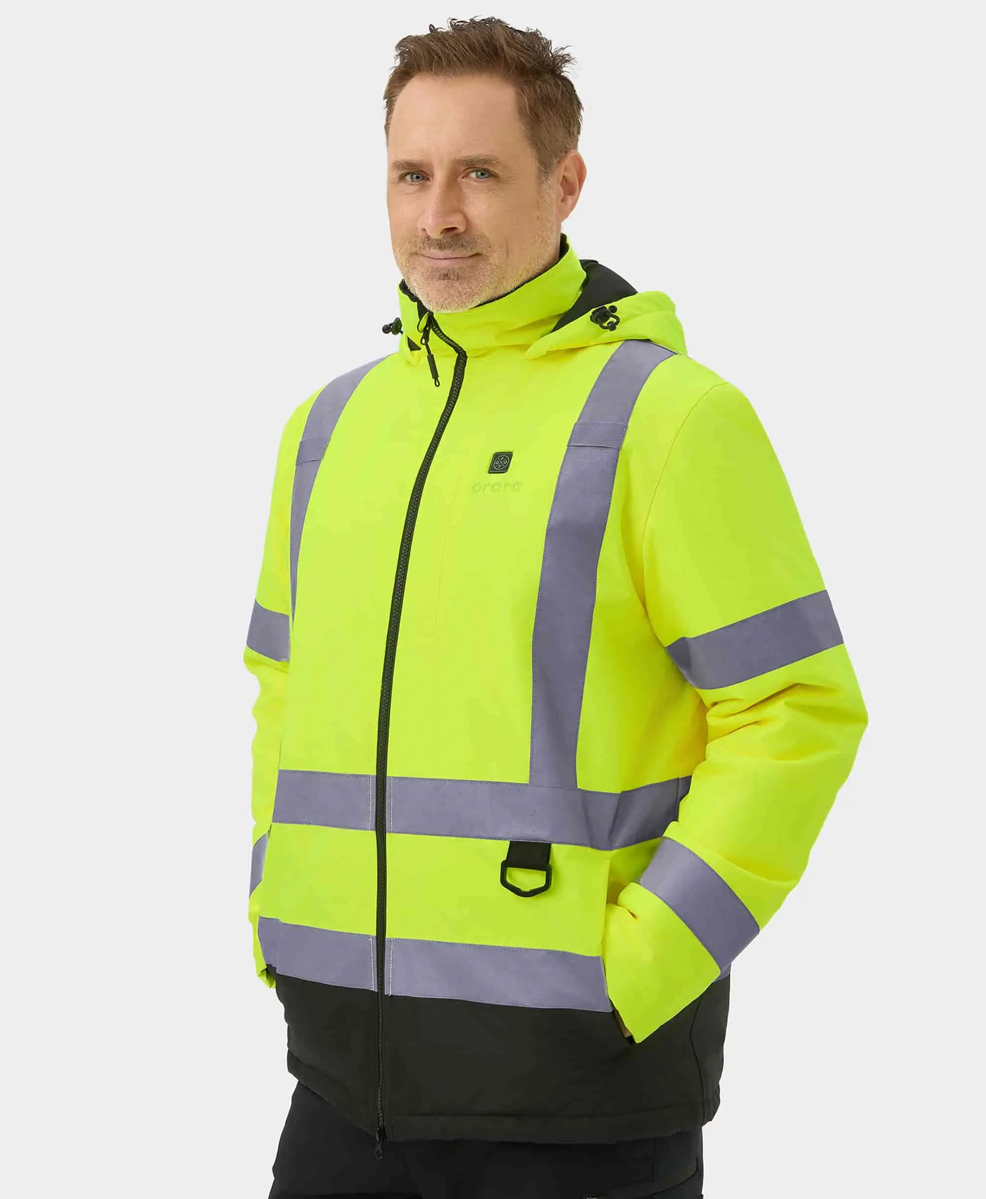 Flagstaff Men's Heated High-Visibility Jacket (Apparel Only) - Image 3