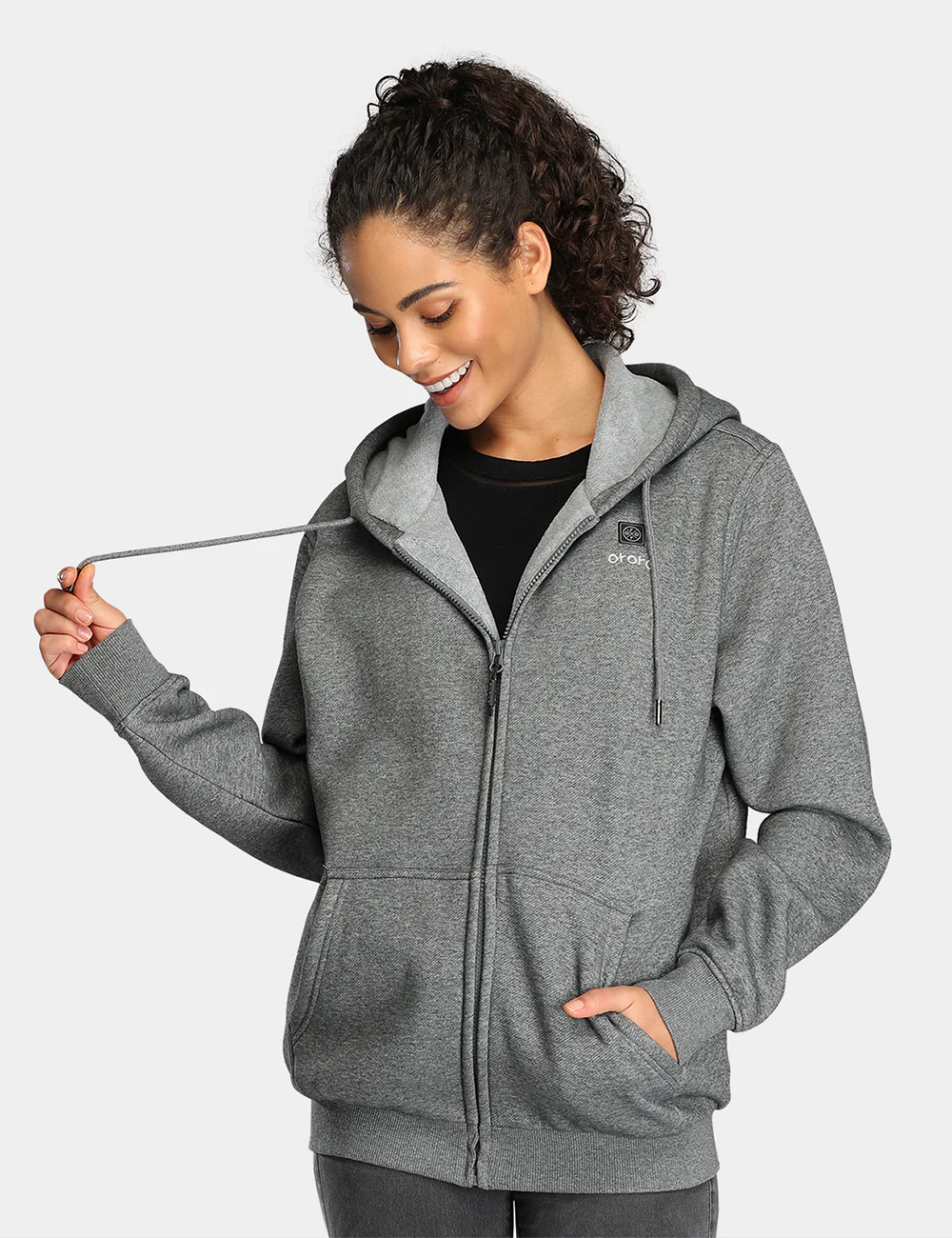 (Open-Box) Unisex Heated Fleece Hoodie (Battery Set Not Included) - Image 2