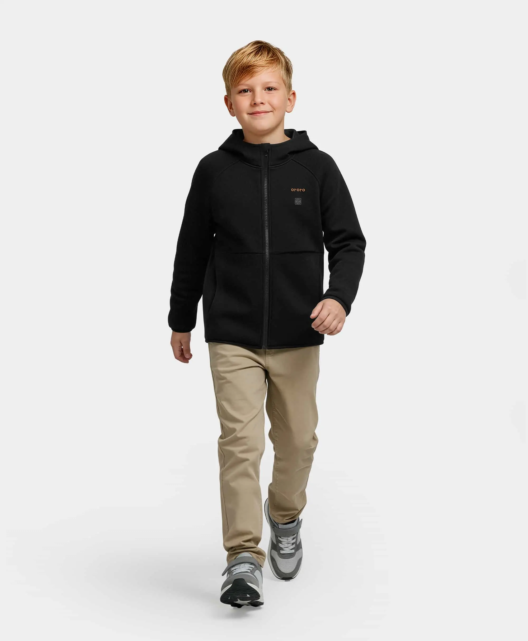 Kids' 4-Zone Heated Full-Zip Fleece Hoodie - Image 14