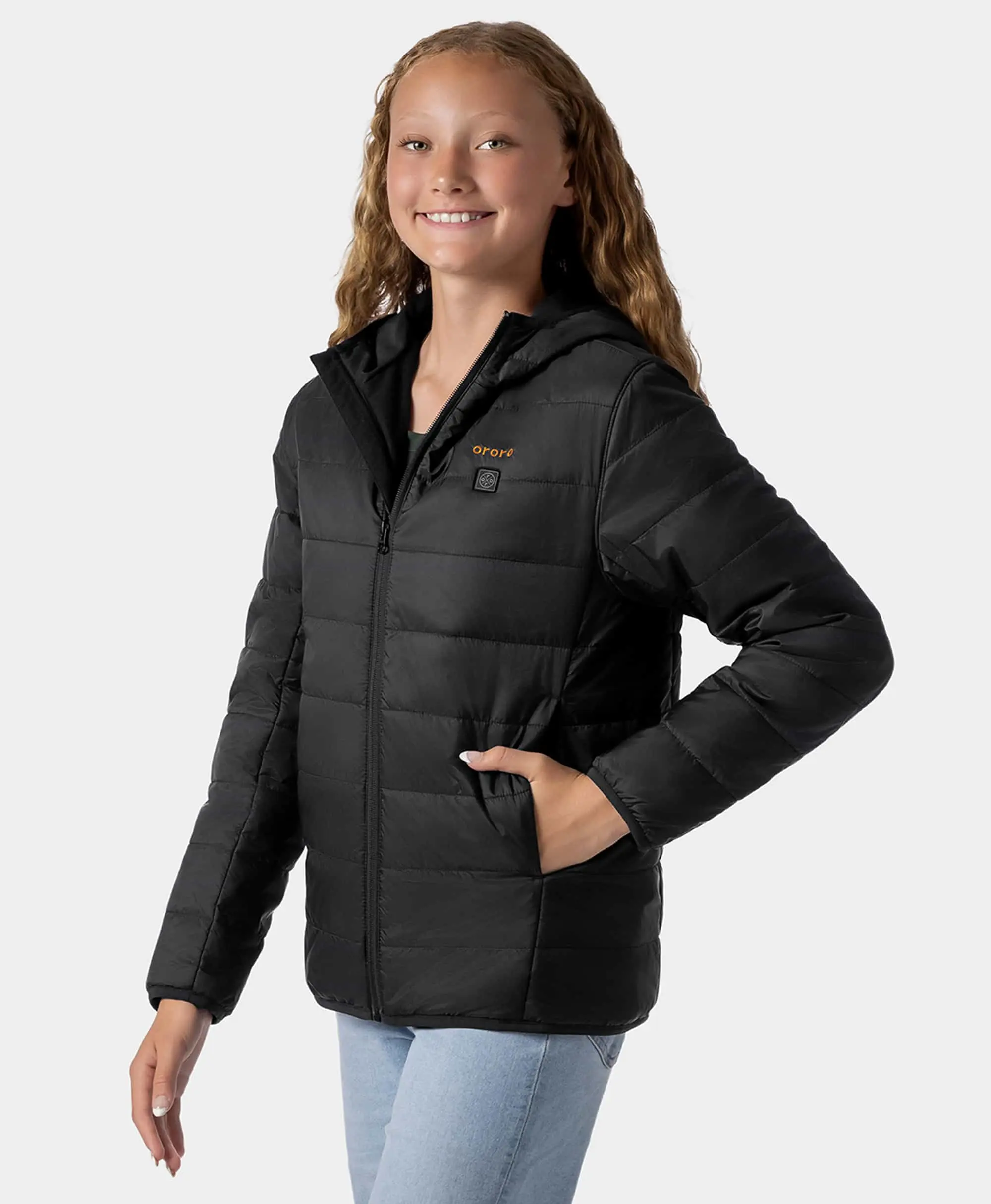 Kids' 4-Zone Heated Lightweight Puffer Jacket - Image 12