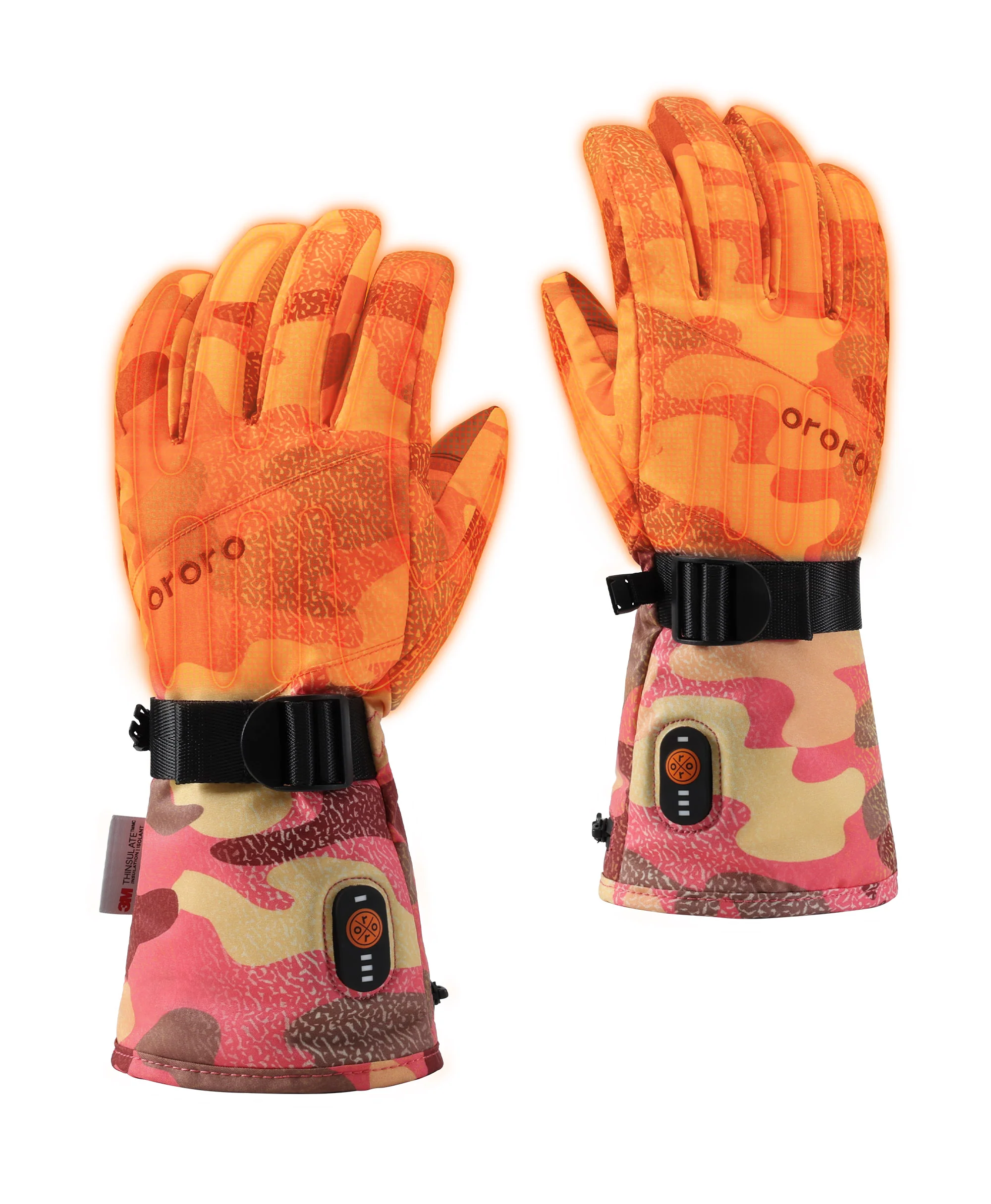 Kyoto Women's Colorprint Heated Lightweight Gloves (Final Sale) - Image 13