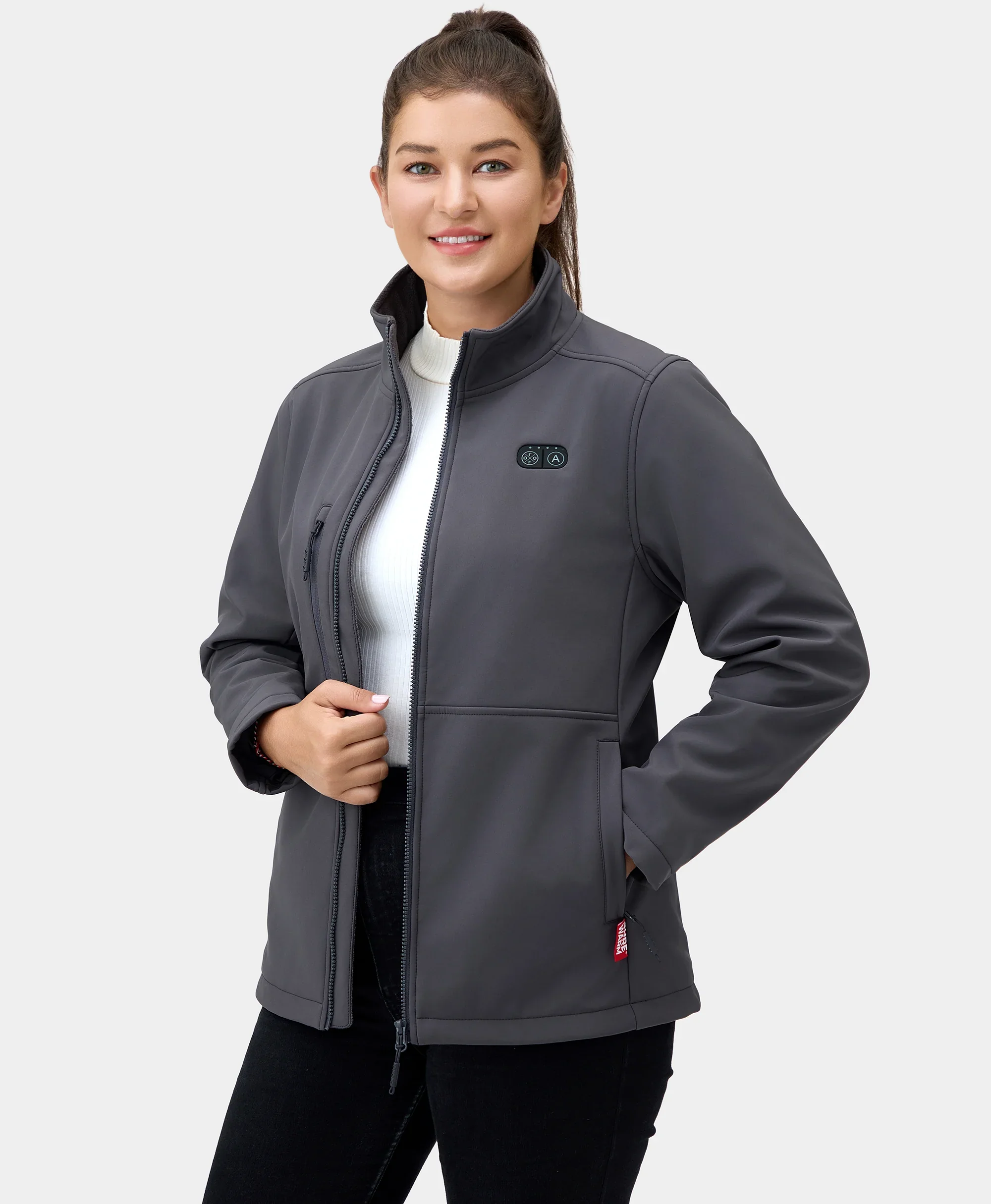 (Open-box) Maverick SureWarm® Women's 6-Zone Dual-Control Heated Softshell Jacket(Battery Set Not Included) - Image 31