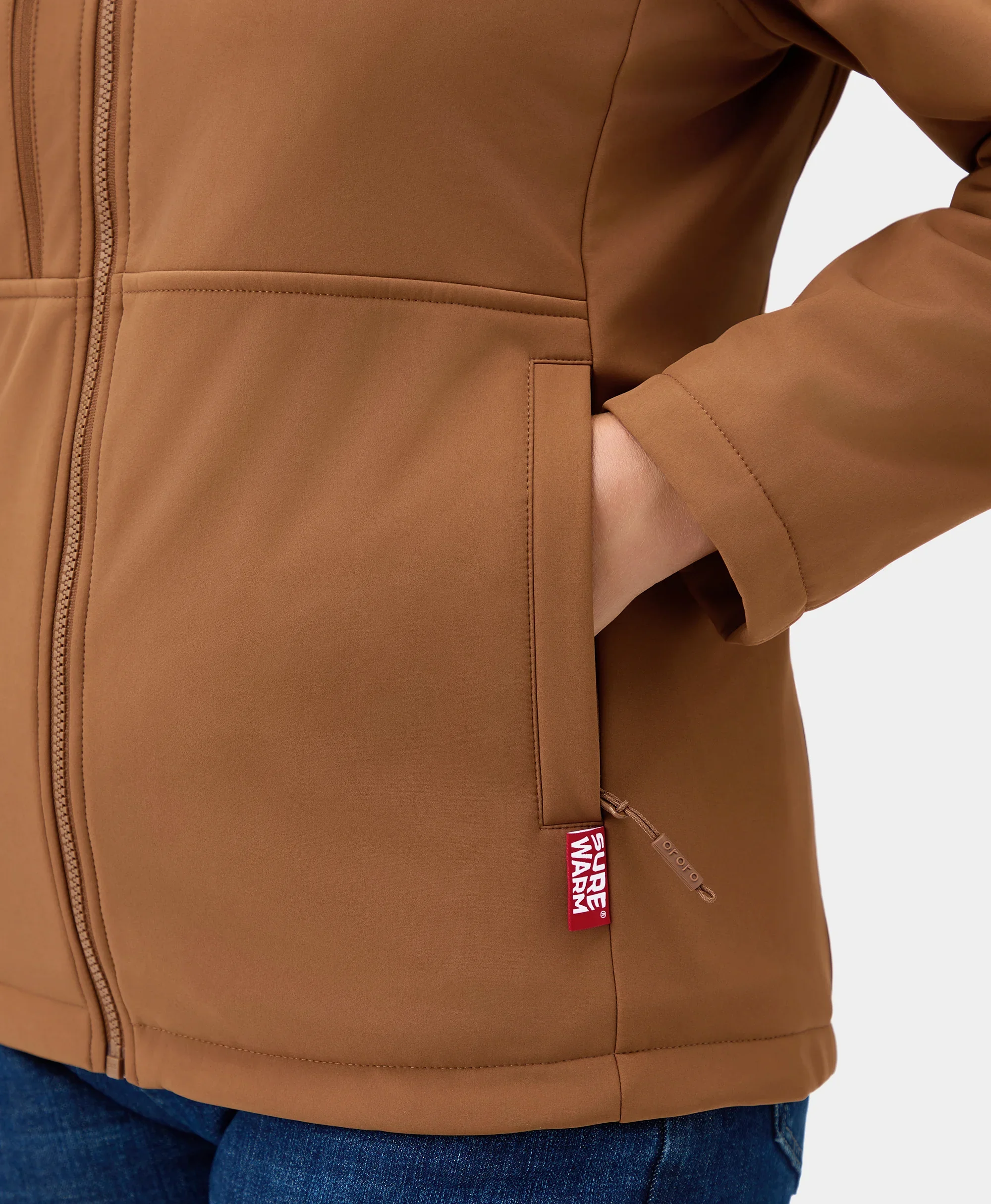 (Open-box) Maverick SureWarm® Women's 6-Zone Dual-Control Heated Softshell Jacket(Battery Set Not Included) - Image 43