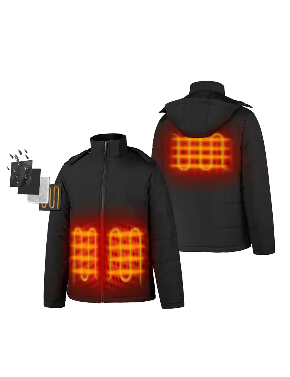 (Open-box) Menās Heated ThermoliteĀ® Jacket (Battery Set Not Included)