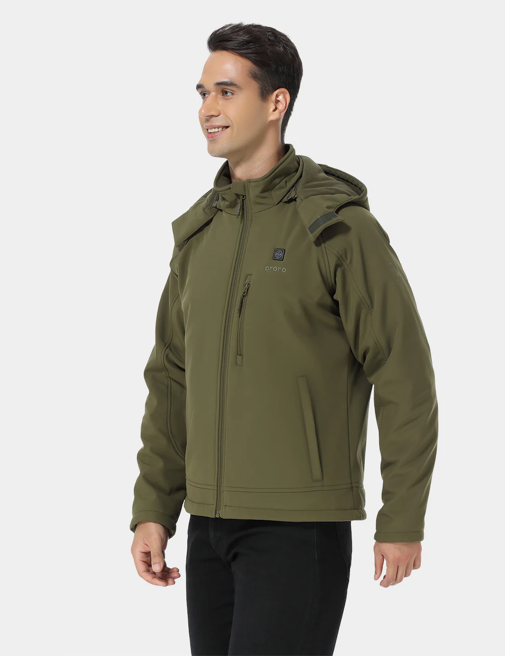 (Open-box) Men's Classic Heated Jacket - Green - Image 3
