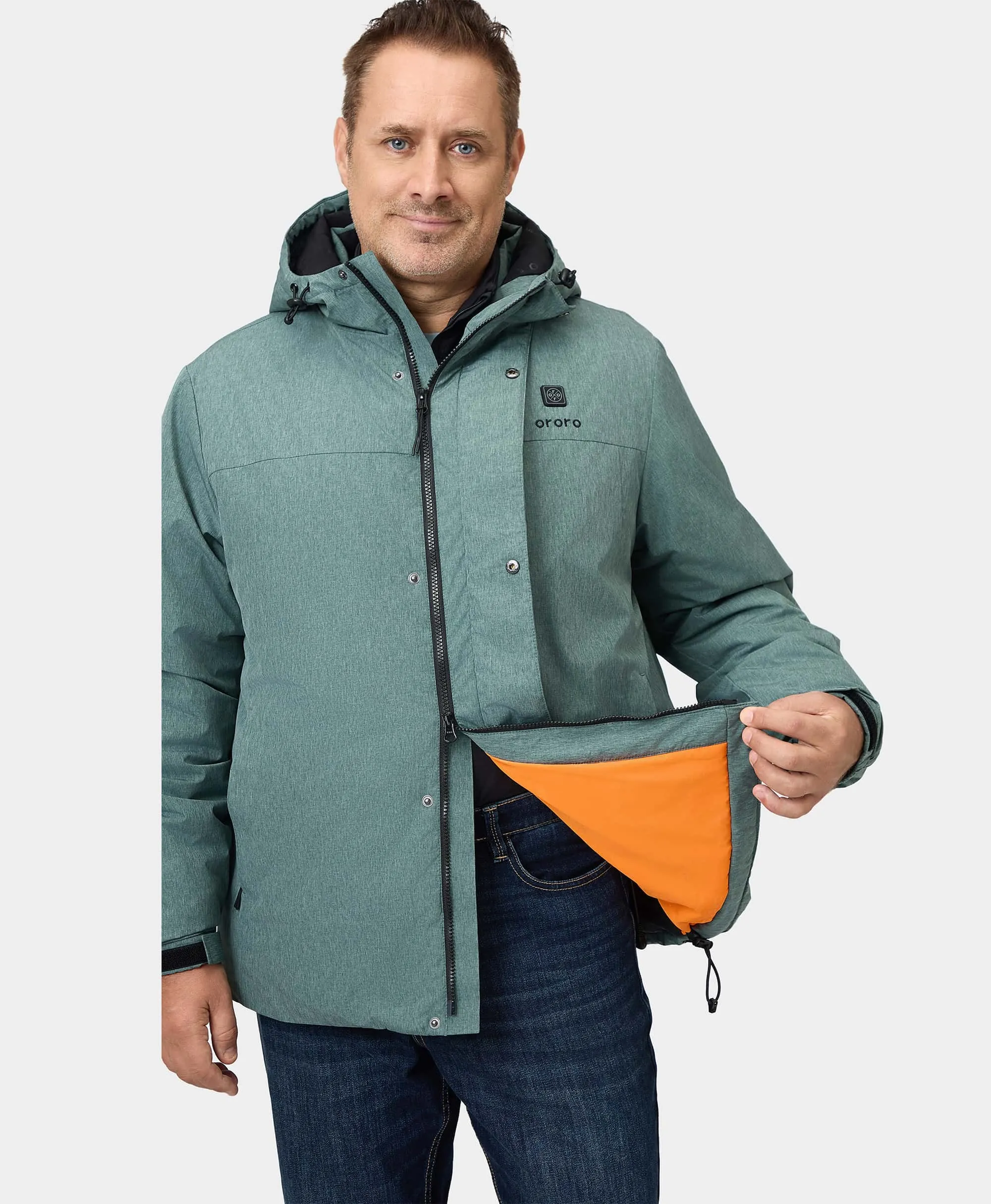 (Open-box) Men's Thermolite Heated Padded Jacket(Battery Set Not Included) - Image 7