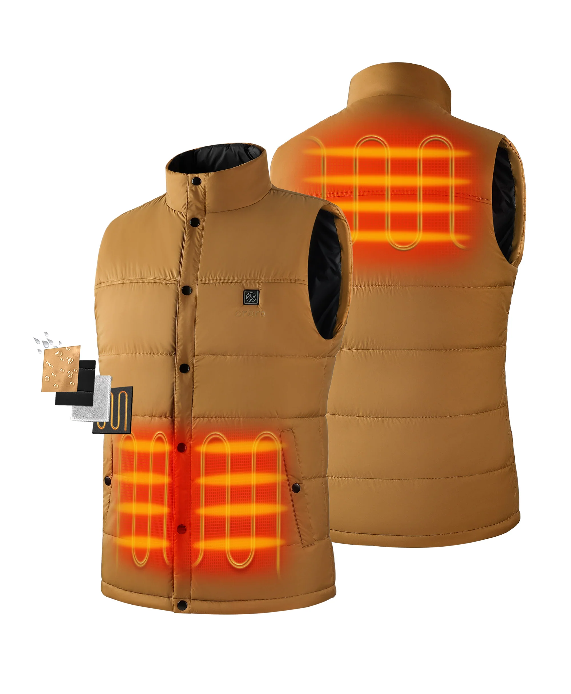 (Open-Box) PuffLyteâ„¢ Men's Heated Lightweight Vest (Battery Set Not Included) - Image 15