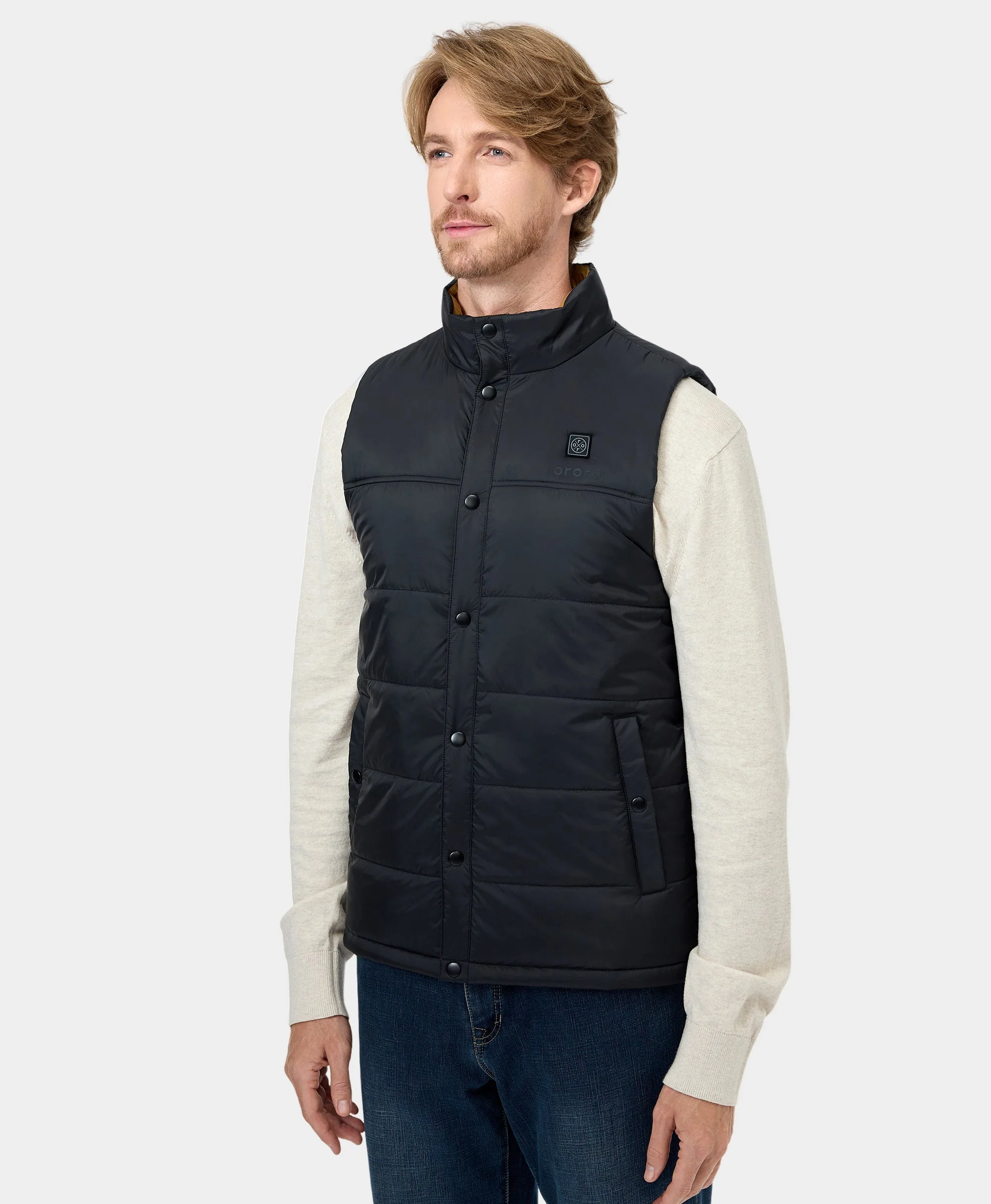 PuffLyteâ„¢ Men's Heated Lightweight Vest - Black (Apparel Only) - Image 8