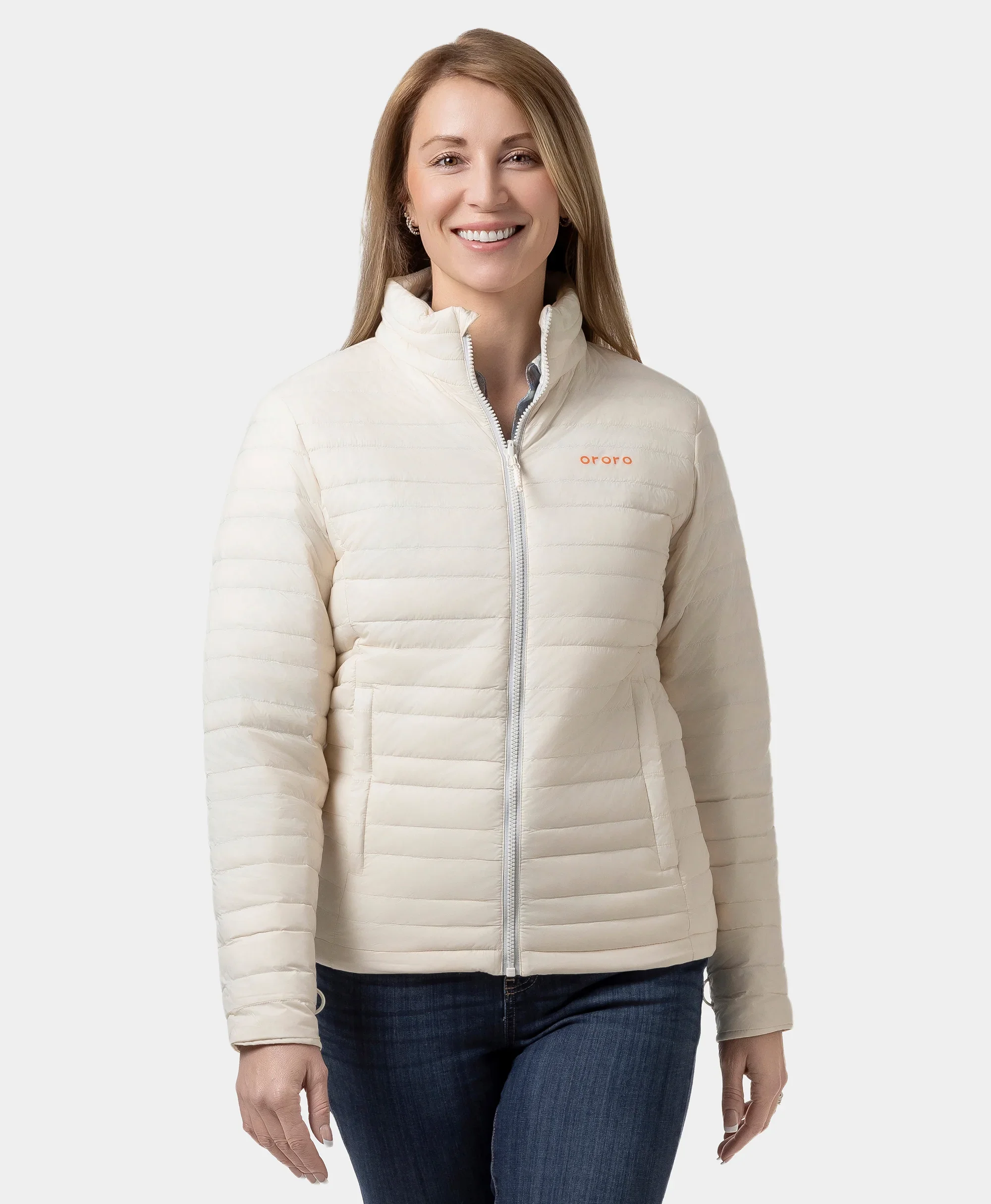 (Open-box) River Ridge Women's 4-Zone Heated Lightweight Down Jacket(Battery Set Not Included) - Image 16