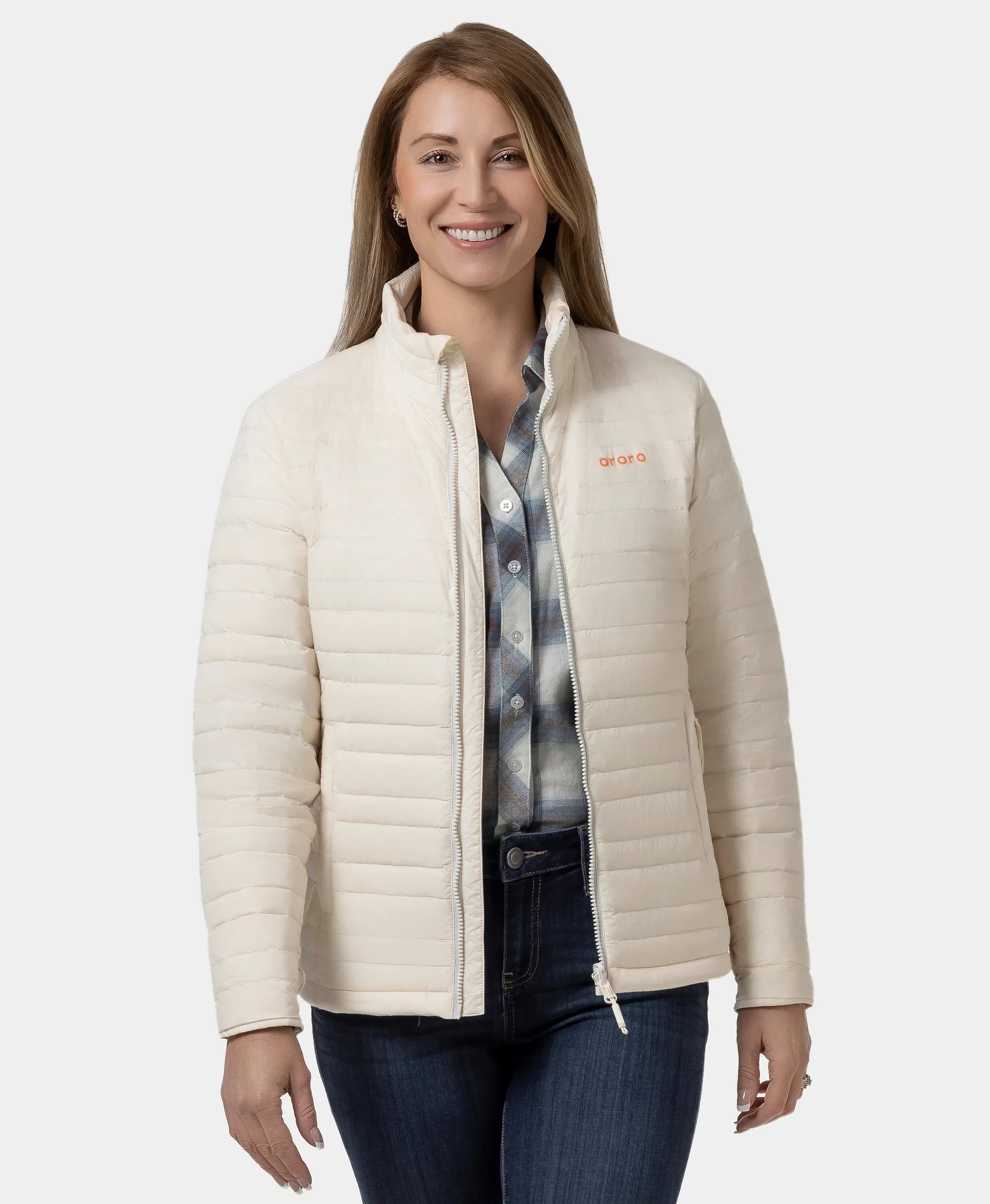 (Open-box) River Ridge Women's 4-Zone Heated Lightweight Down Jacket(Battery Set Not Included) - Image 18