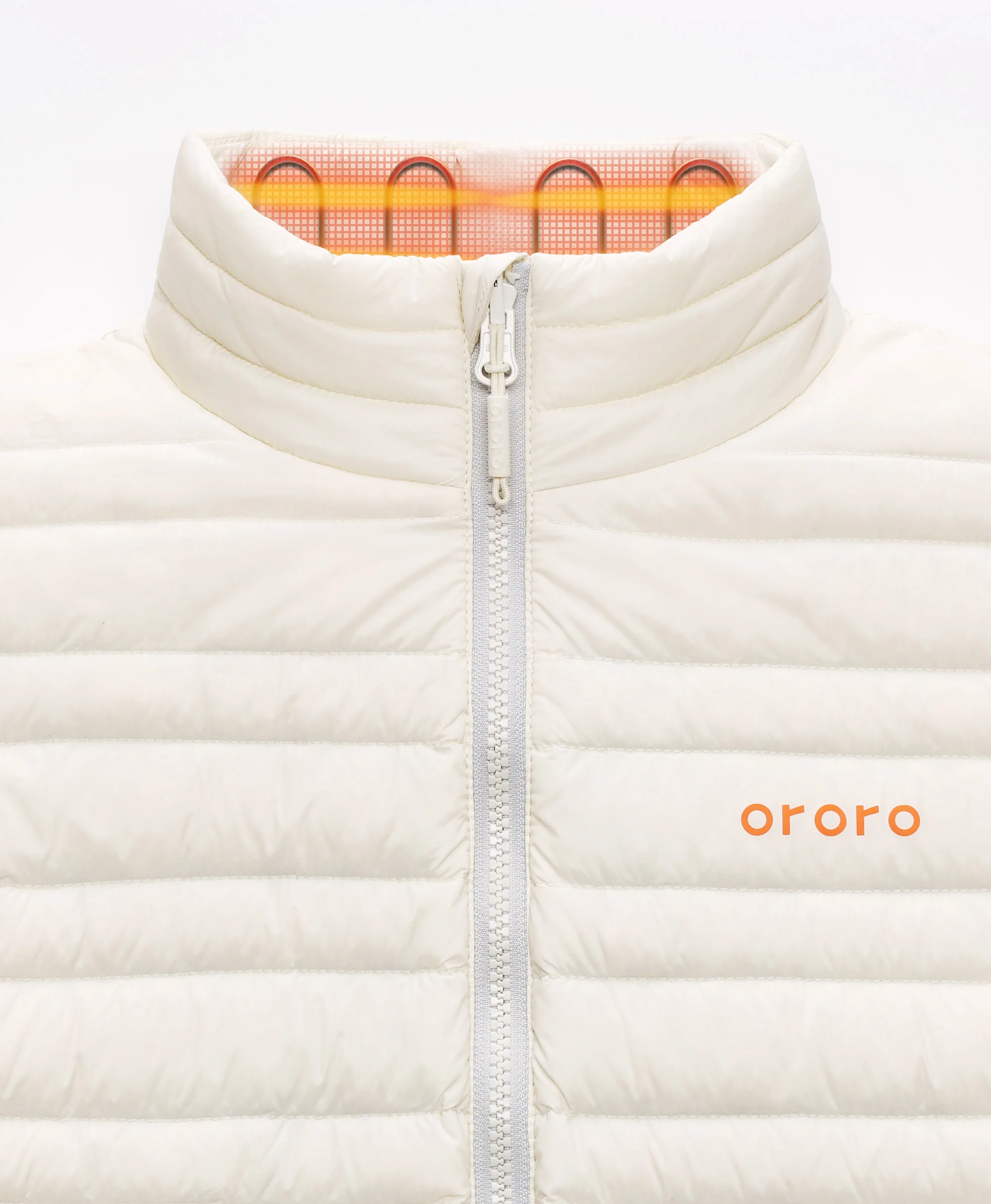 (Open-box) River Ridge Women's 4-Zone Heated Lightweight Down Jacket(Battery Set Not Included) - Image 25