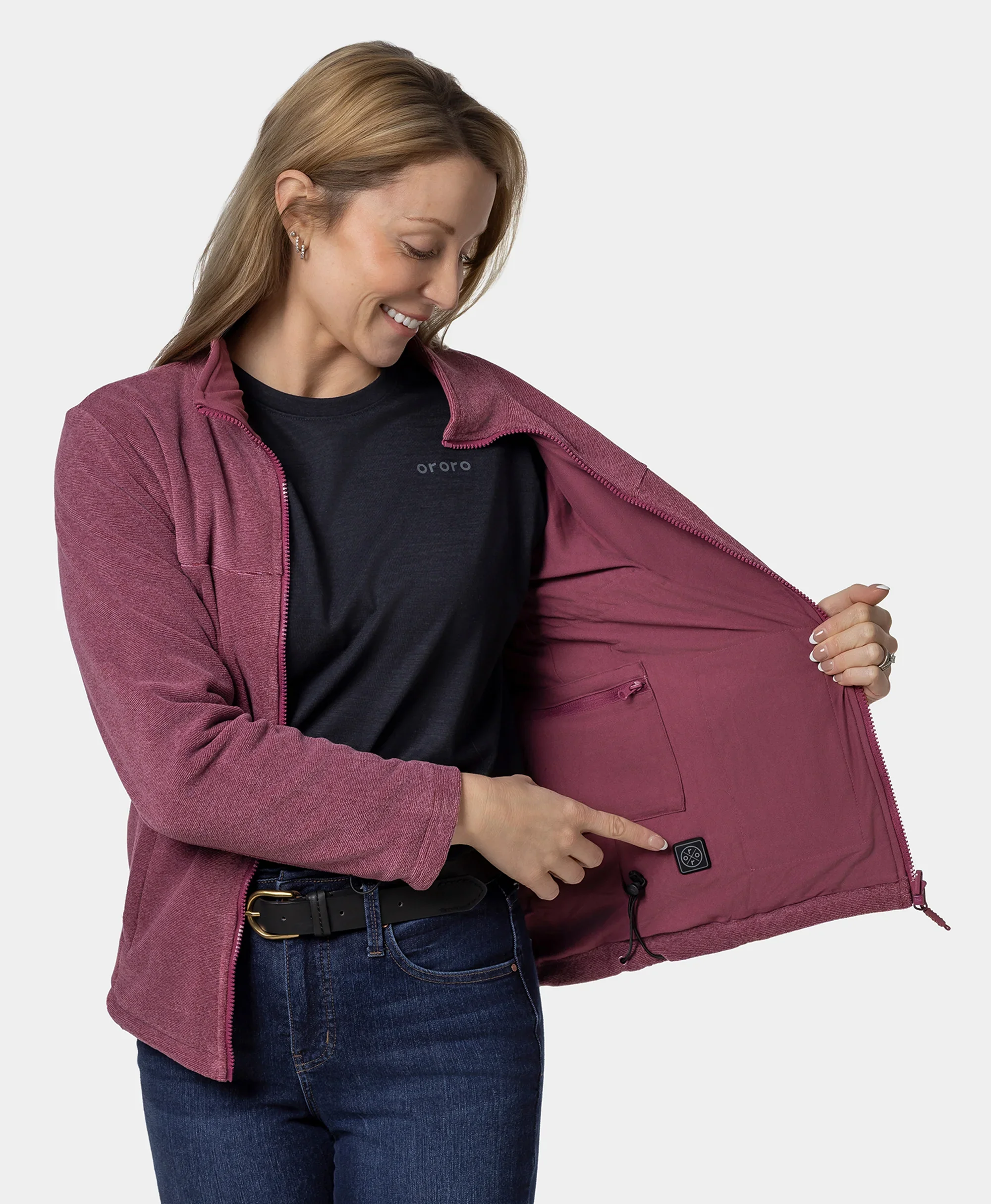 (Open-box) River Ridge Women's Heated Fleece Liner Jacket(Battery Set Not Included) - Image 18