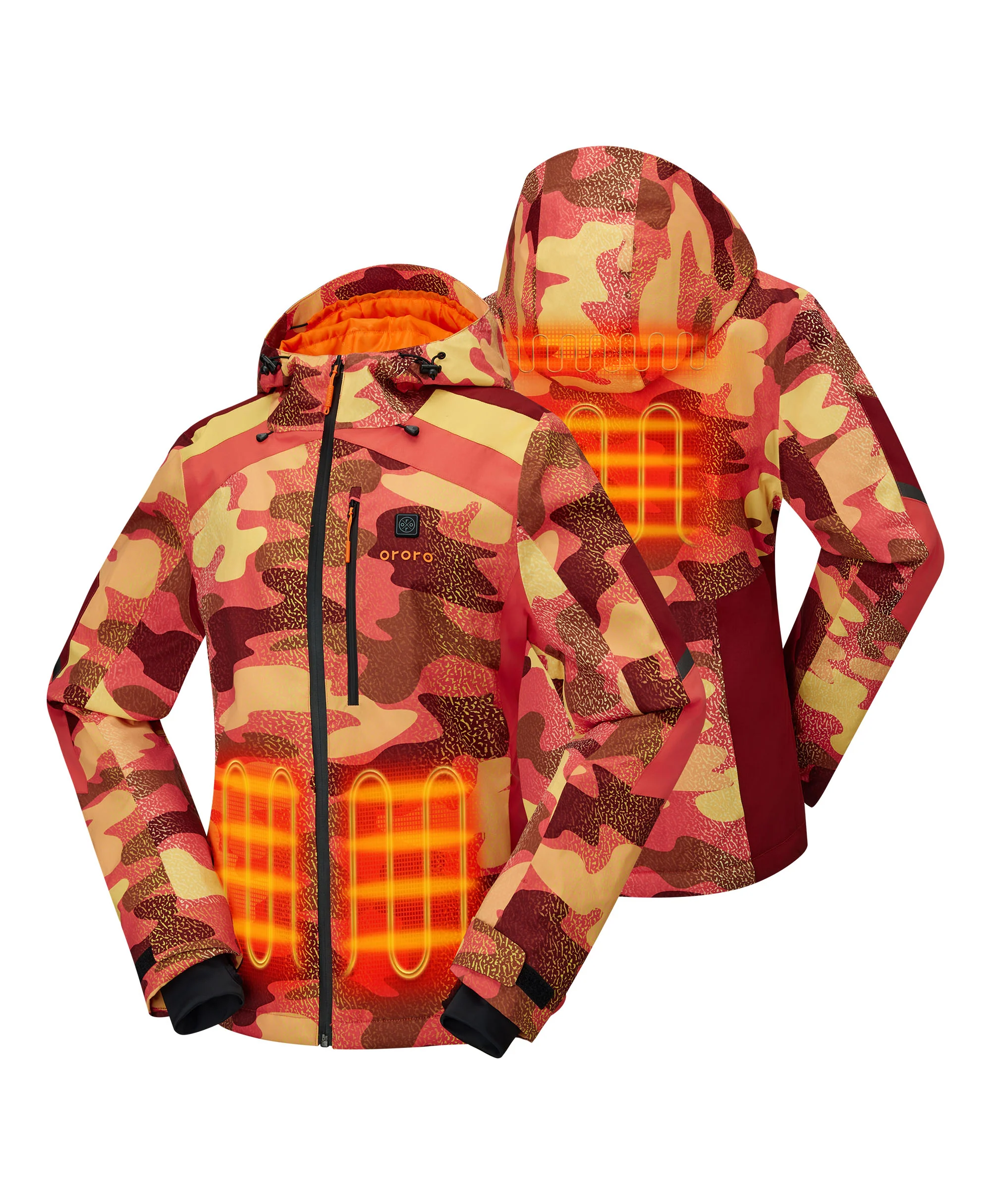 (Open-box) St. Moritz Women's Heated Snow Jacket(Battery Set Not Included)