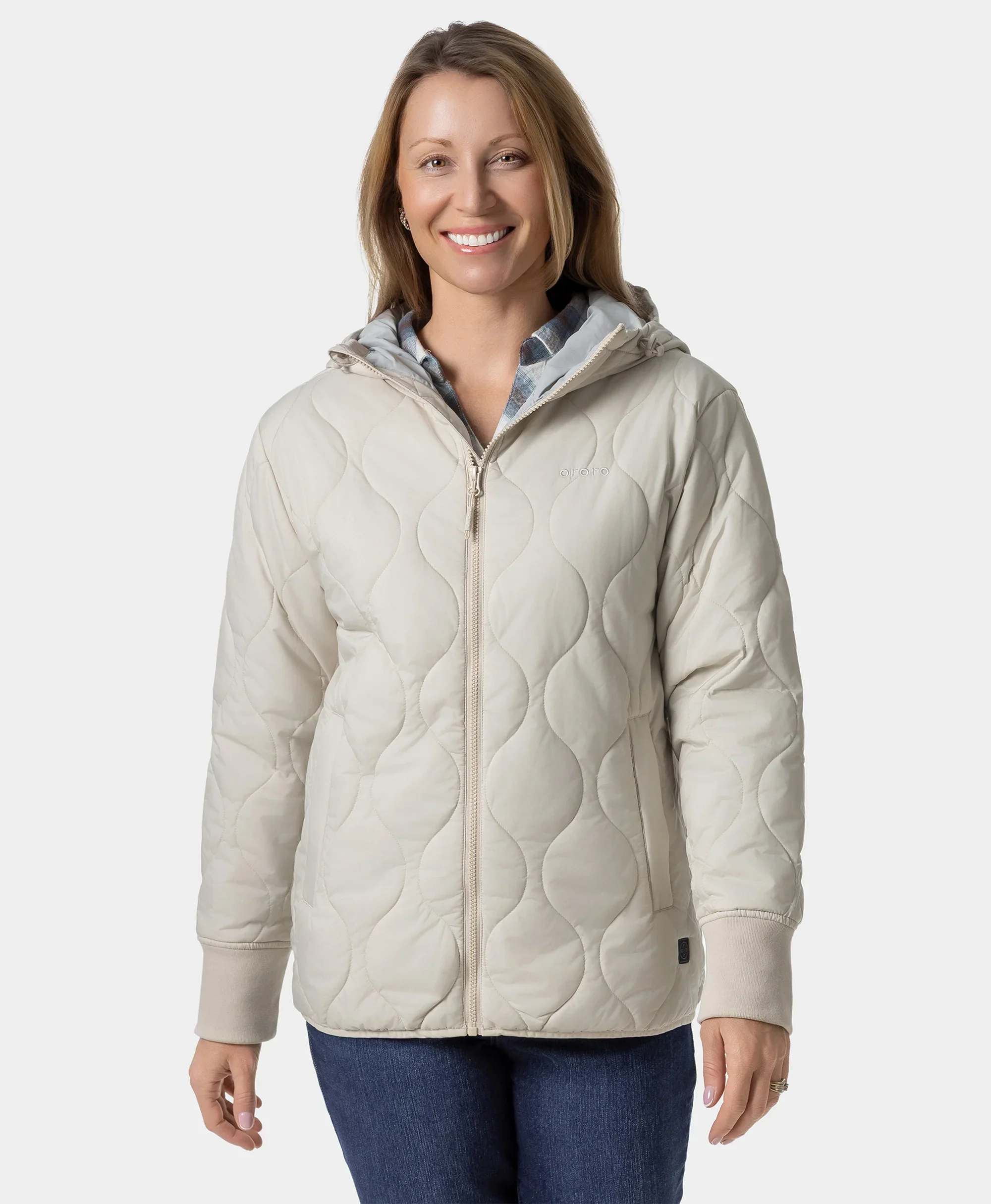 Stargazer Women's Heated Quilted Hoodie Jacket (Final Sale) - Image 15