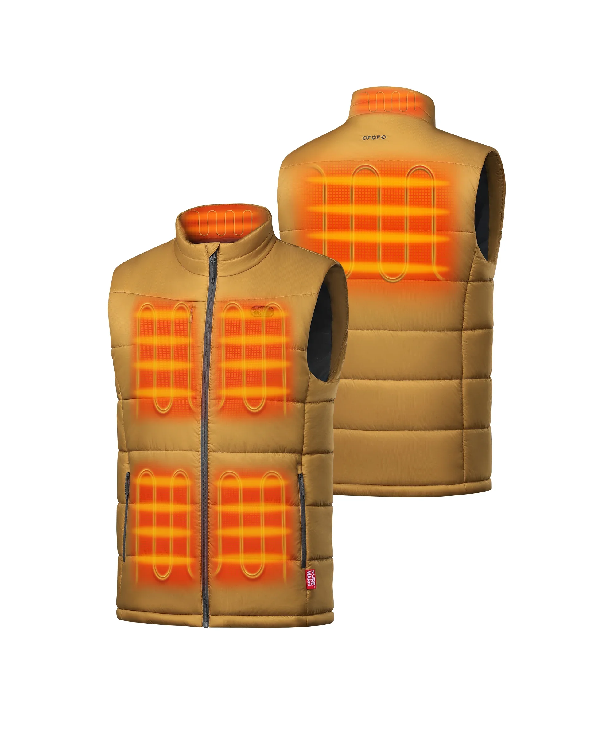 SureWarm® Men's 6-Zone Dual-Control Classic Pro Heated Vest - Image 13
