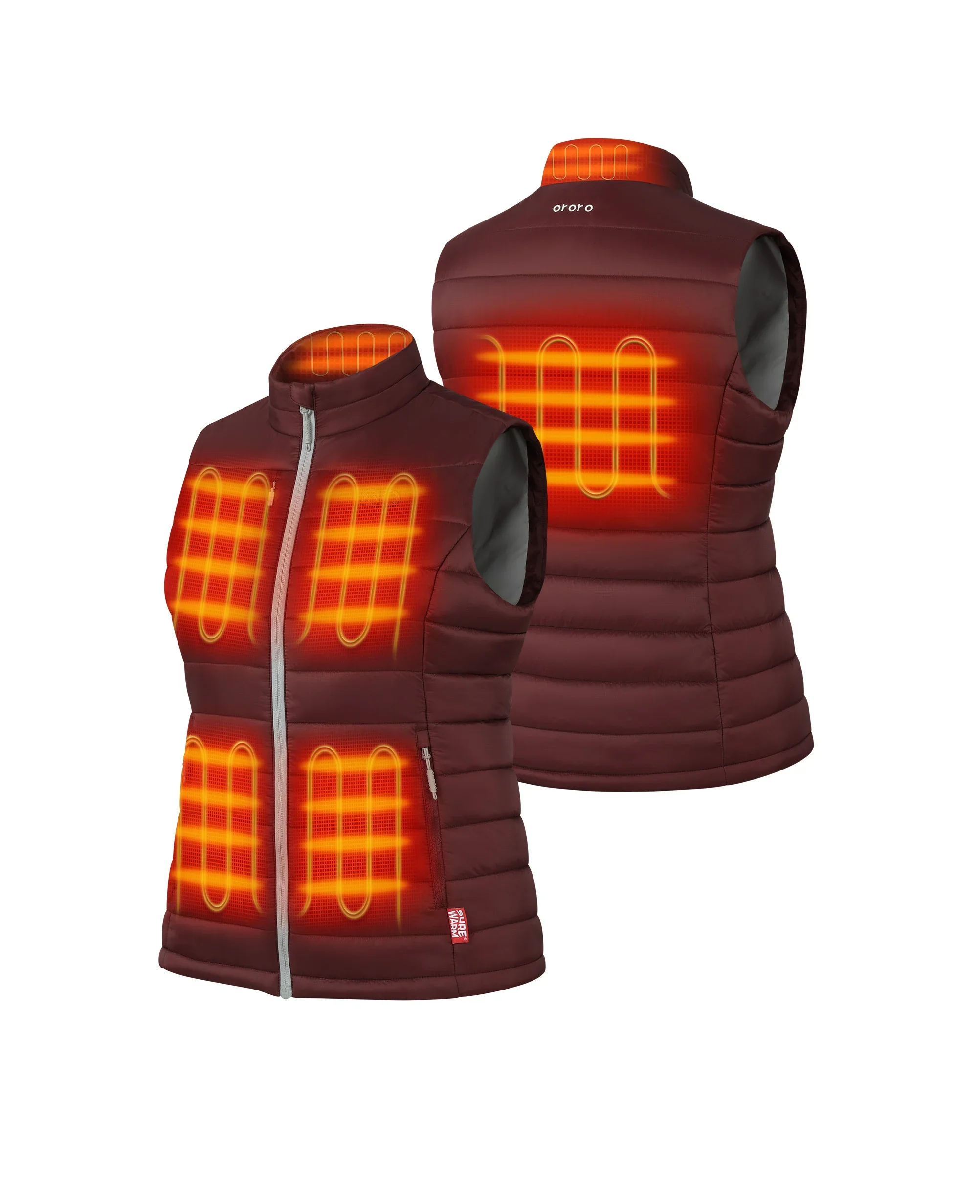 SureWarm® Women's 6-Zone Dual-Control Classic Pro Heated Vest - Image 2