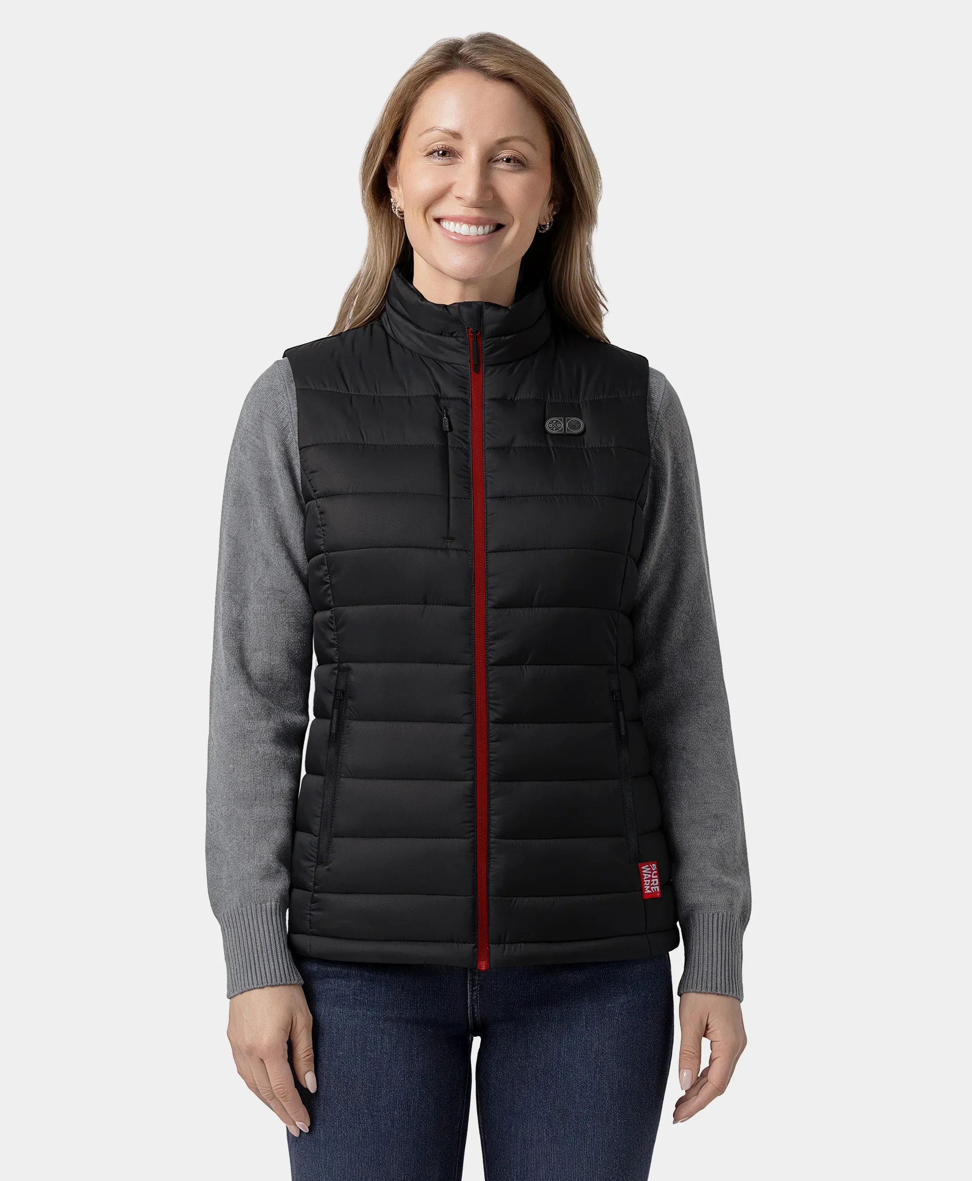 SureWarm® Women's 6-Zone Dual-Control Classic Pro Heated Vest - Image 12