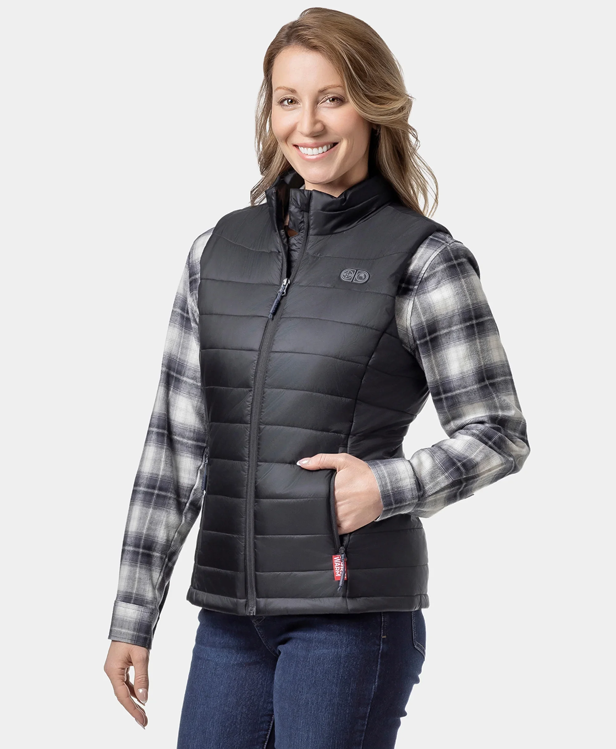 SureWarm® Women's 7-Zone Dual-Control Classic Pro Heated Vest (Lower Back Heating) - Image 20