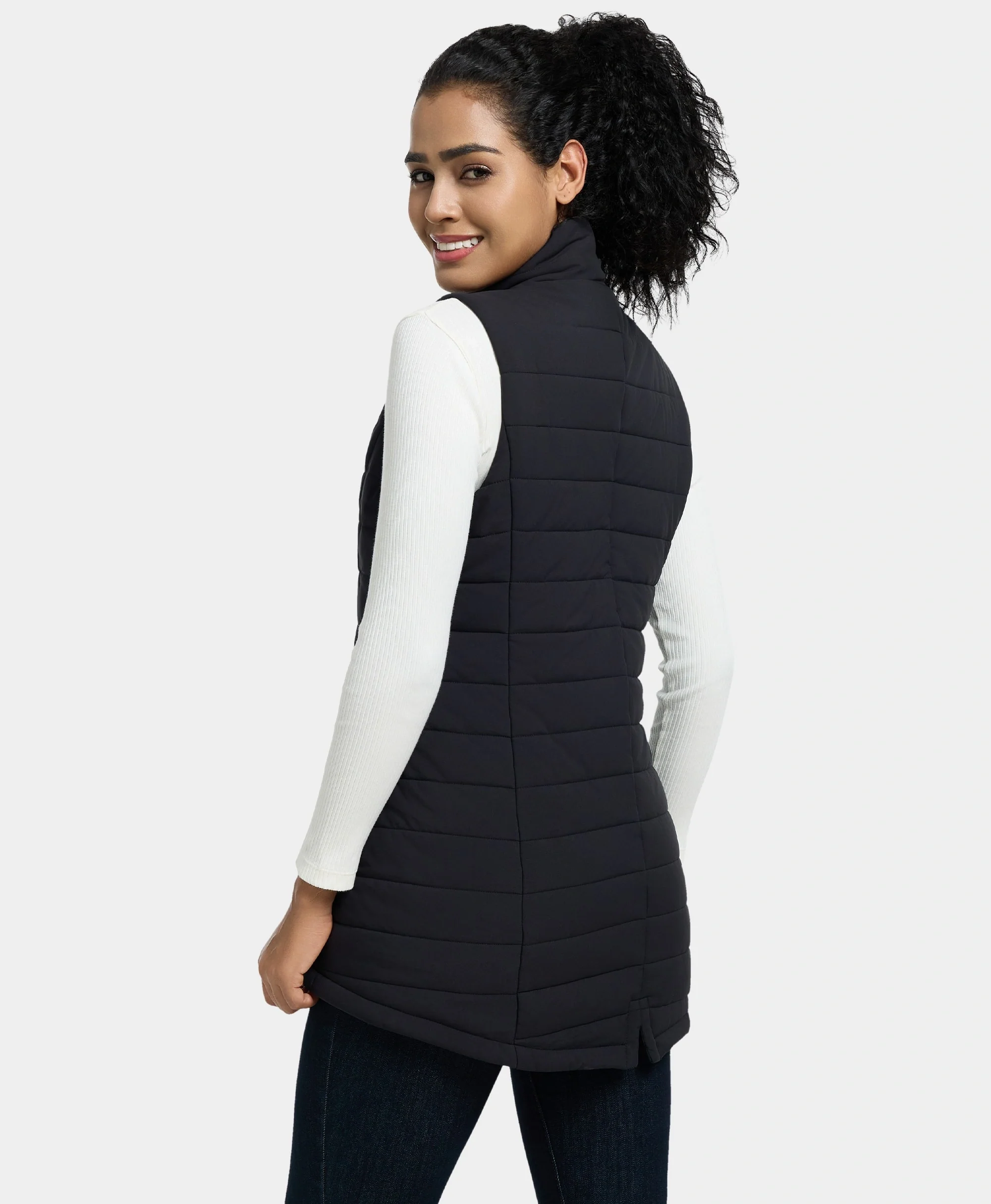 Tribeca Women's Heated Long Puffer Vest (Apparel Only) - Image 28