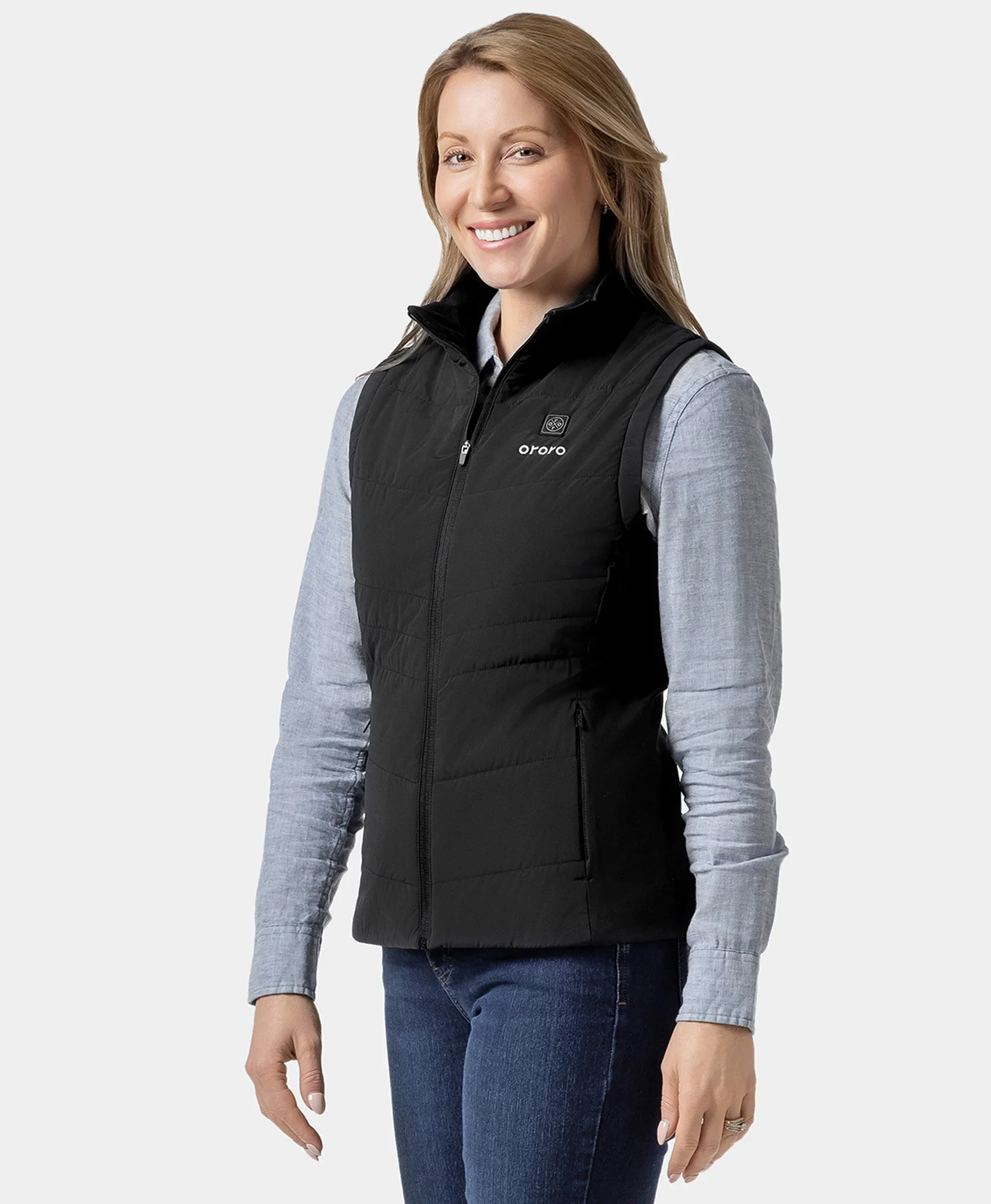 Turnberry Women's Heated Golf Jacket w/ Zip-off Sleeves - Image 6